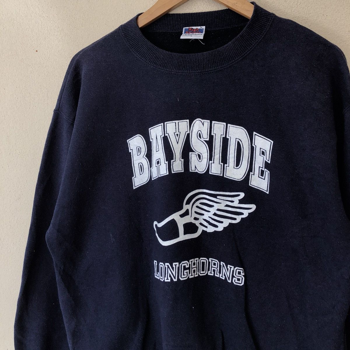 Japanese Brand VINTAGE BAYSIDE LONGCHORNS SWEATSHIRT BIG LOGO Size US L / EU 52-54 / 3 - 5 Thumbnail