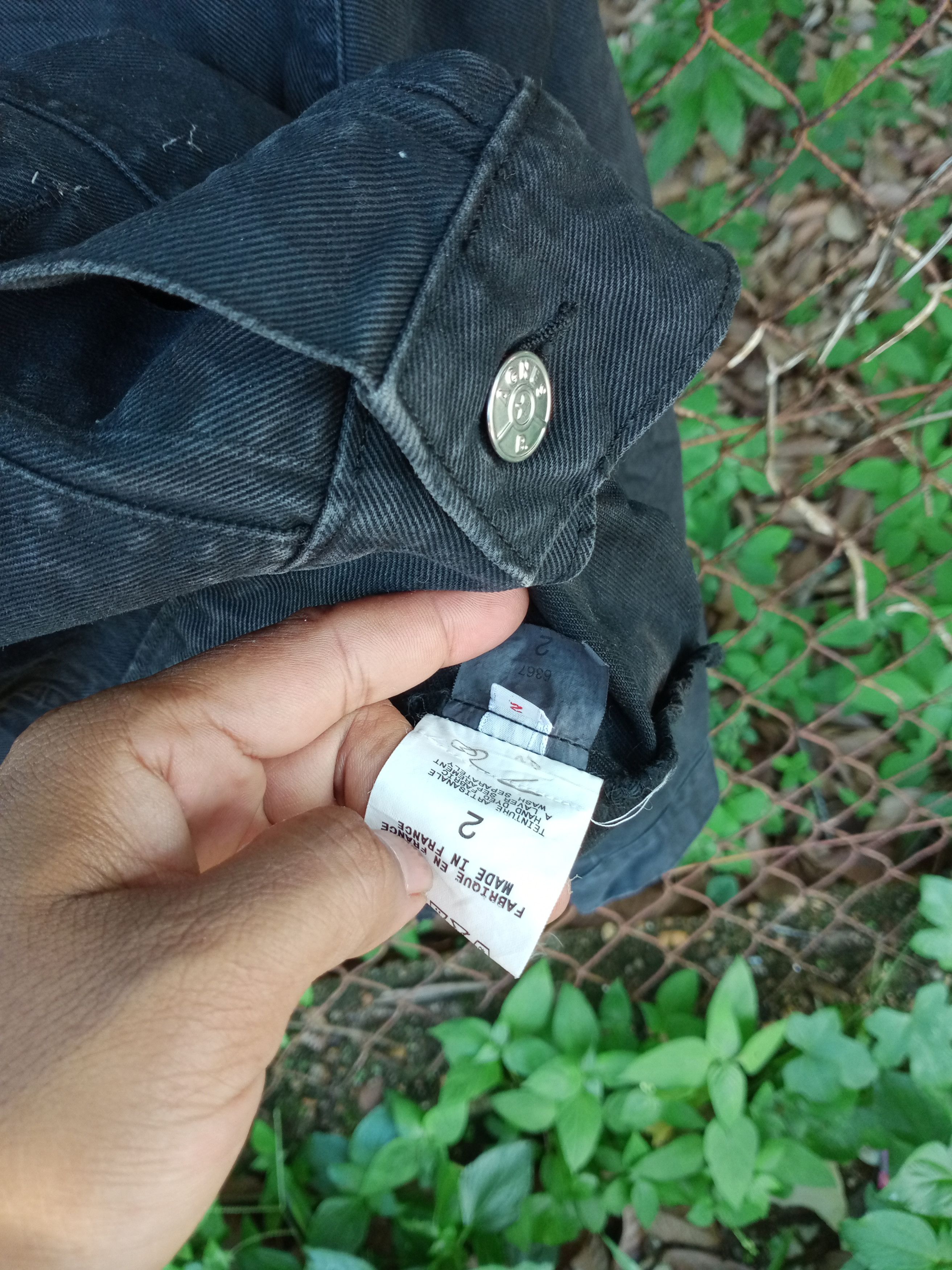 agnes b. Agnes B Homme Paris Black Jeans Jacket Size 2 Size US S / EU 44-46 / 1 - 6 Thumbnail