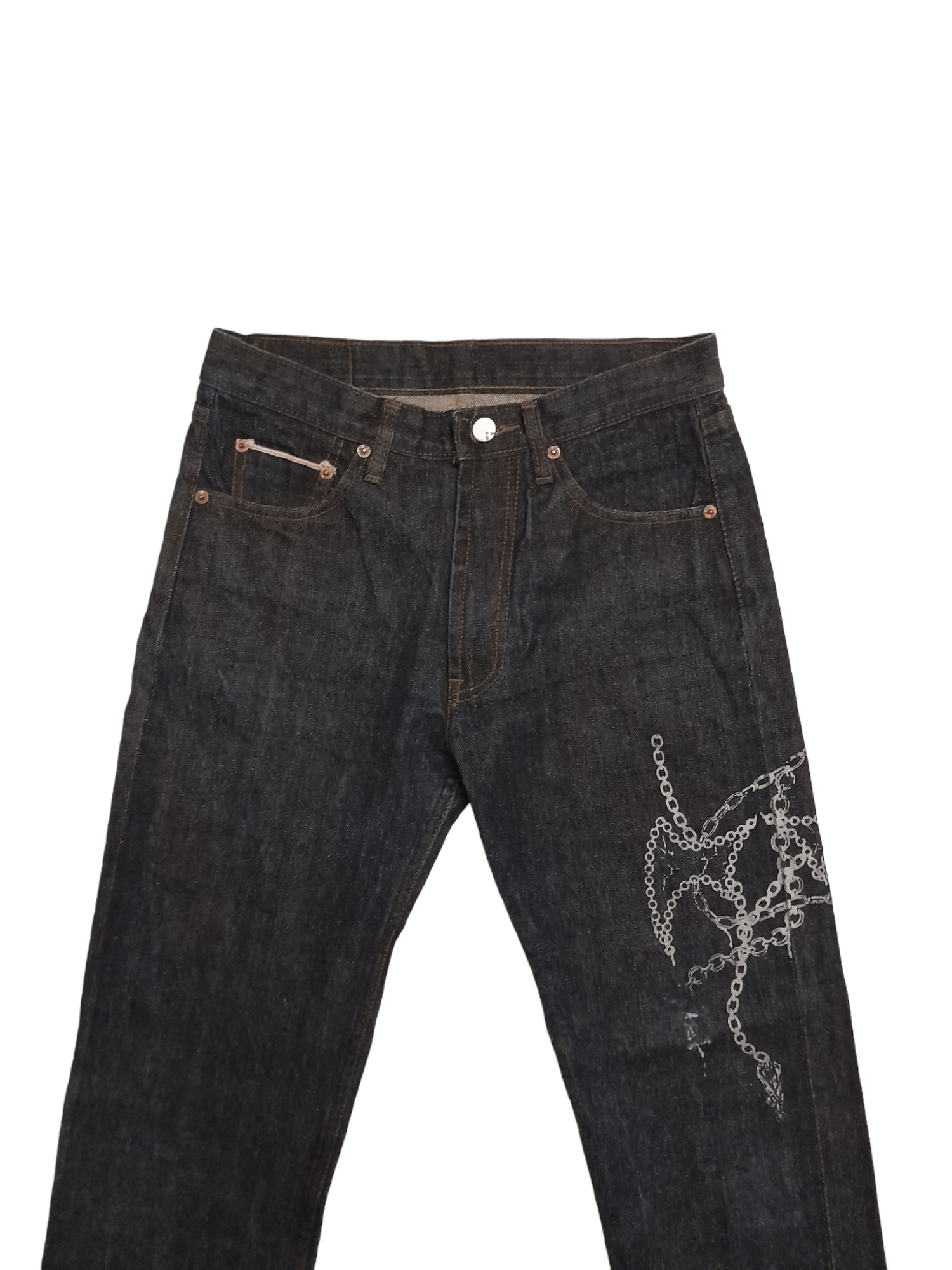 Other Ura Akibar Selvedge Denim Designer (E919) w29 Size US 29 - 7 Thumbnail