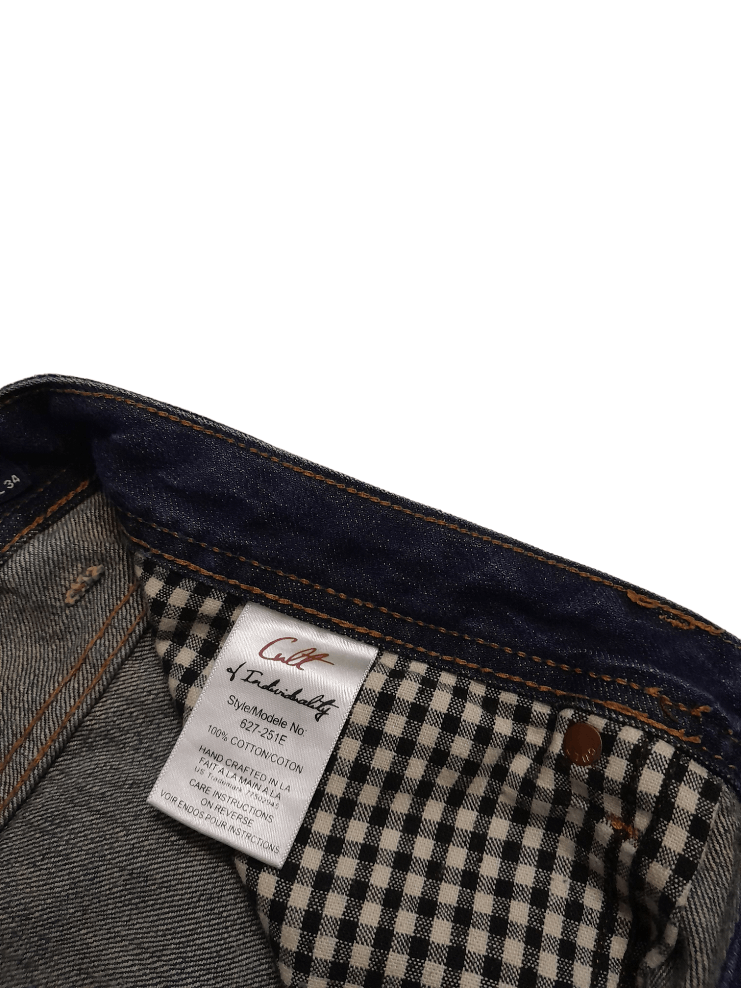 Cult Of Individuality Cult Of Individuality Selvedge Distressed Denim (E921) Size US 38 / EU 54 - 5 Thumbnail