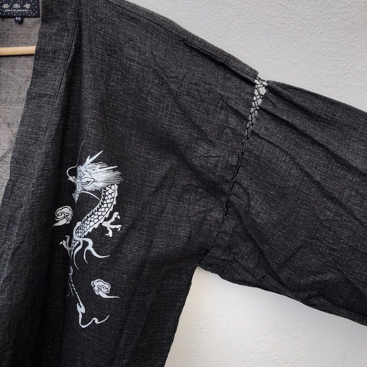 Japanese Brand KIRAKUMONO BIG LOGO DRAGON KIMONO JAPANESE TRADISIONAL Size US L / EU 52-54 / 3 - 4 Thumbnail