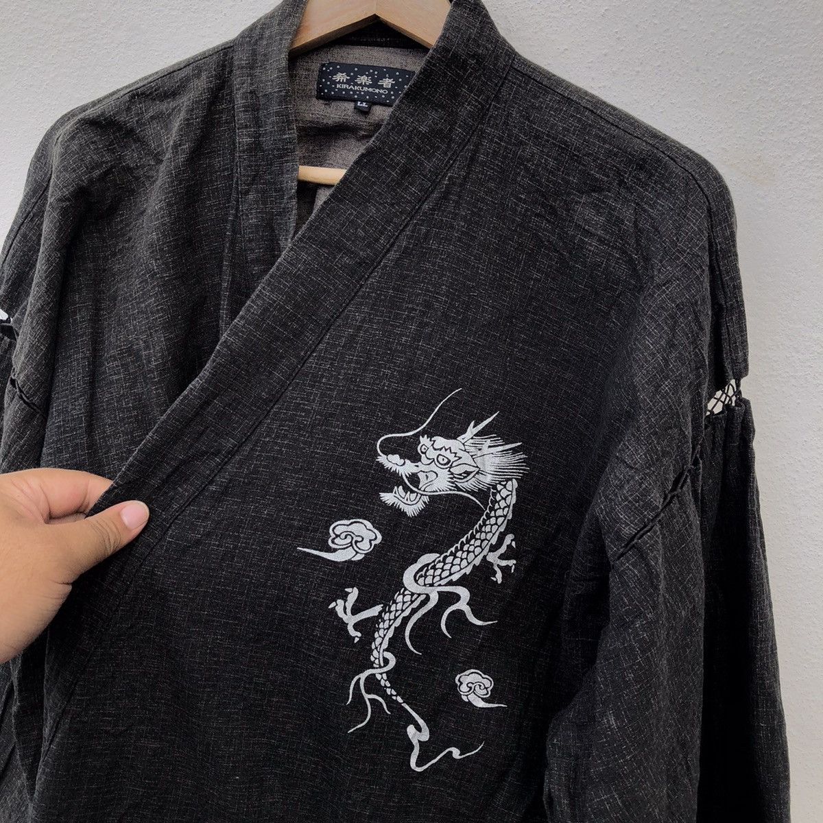 Japanese Brand KIRAKUMONO BIG LOGO DRAGON KIMONO JAPANESE TRADISIONAL Size US L / EU 52-54 / 3 - 5 Thumbnail