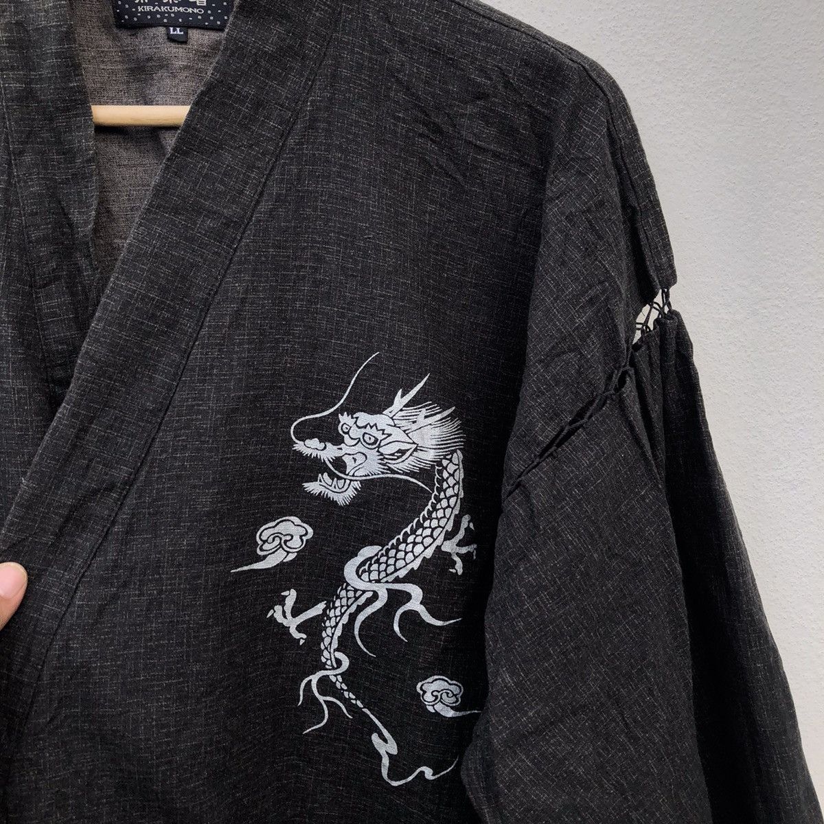 Japanese Brand KIRAKUMONO BIG LOGO DRAGON KIMONO JAPANESE TRADISIONAL Size US L / EU 52-54 / 3 - 9 Thumbnail