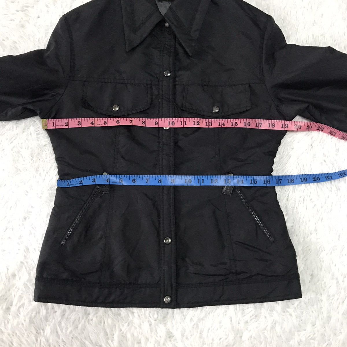 Fendi Vtg Fendi Jeans Logo Back Mesh Jacket Size XS / US 0-2 / IT 36-38 - 18 Thumbnail