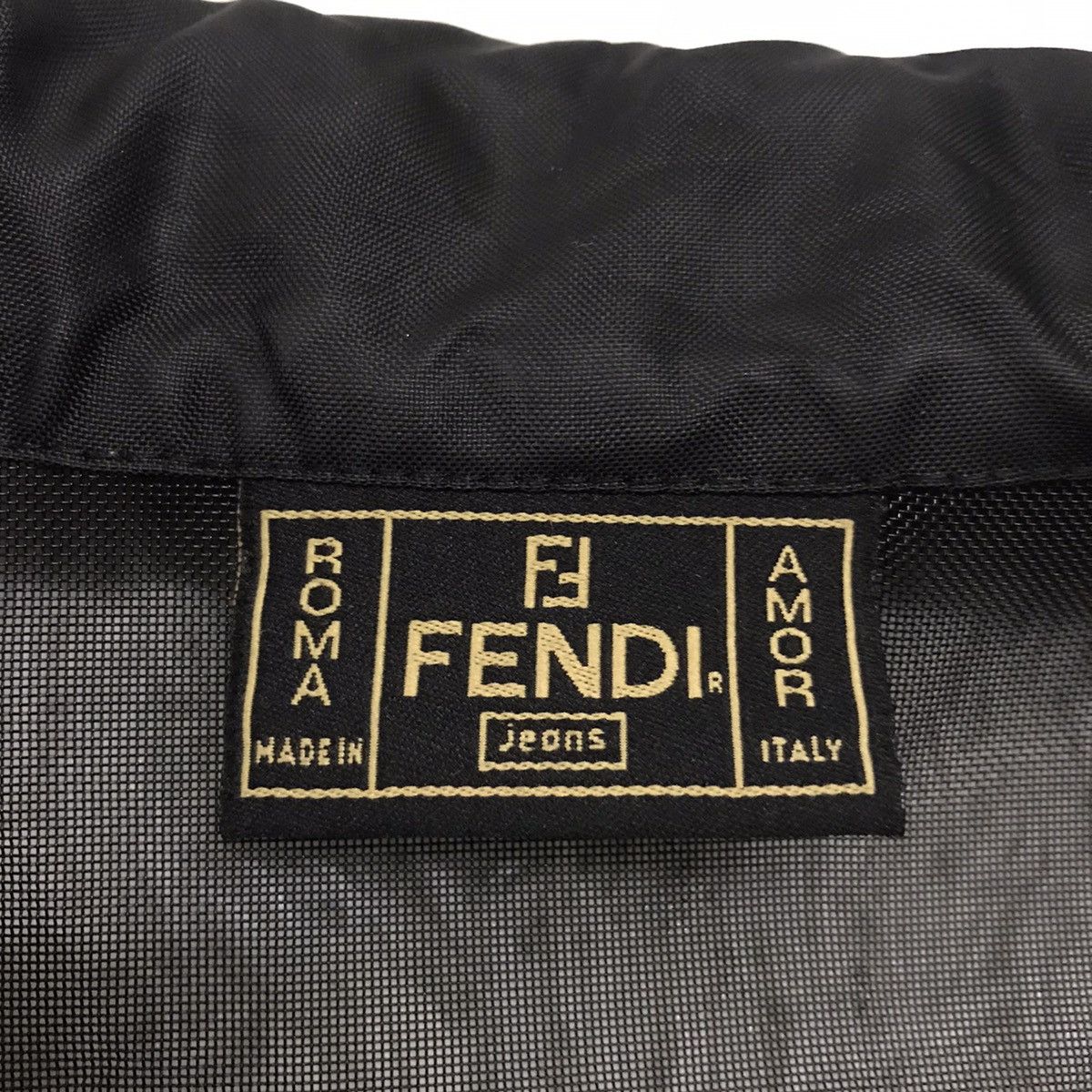 Fendi Vtg Fendi Jeans Logo Back Mesh Jacket Size XS / US 0-2 / IT 36-38 - 22 Thumbnail