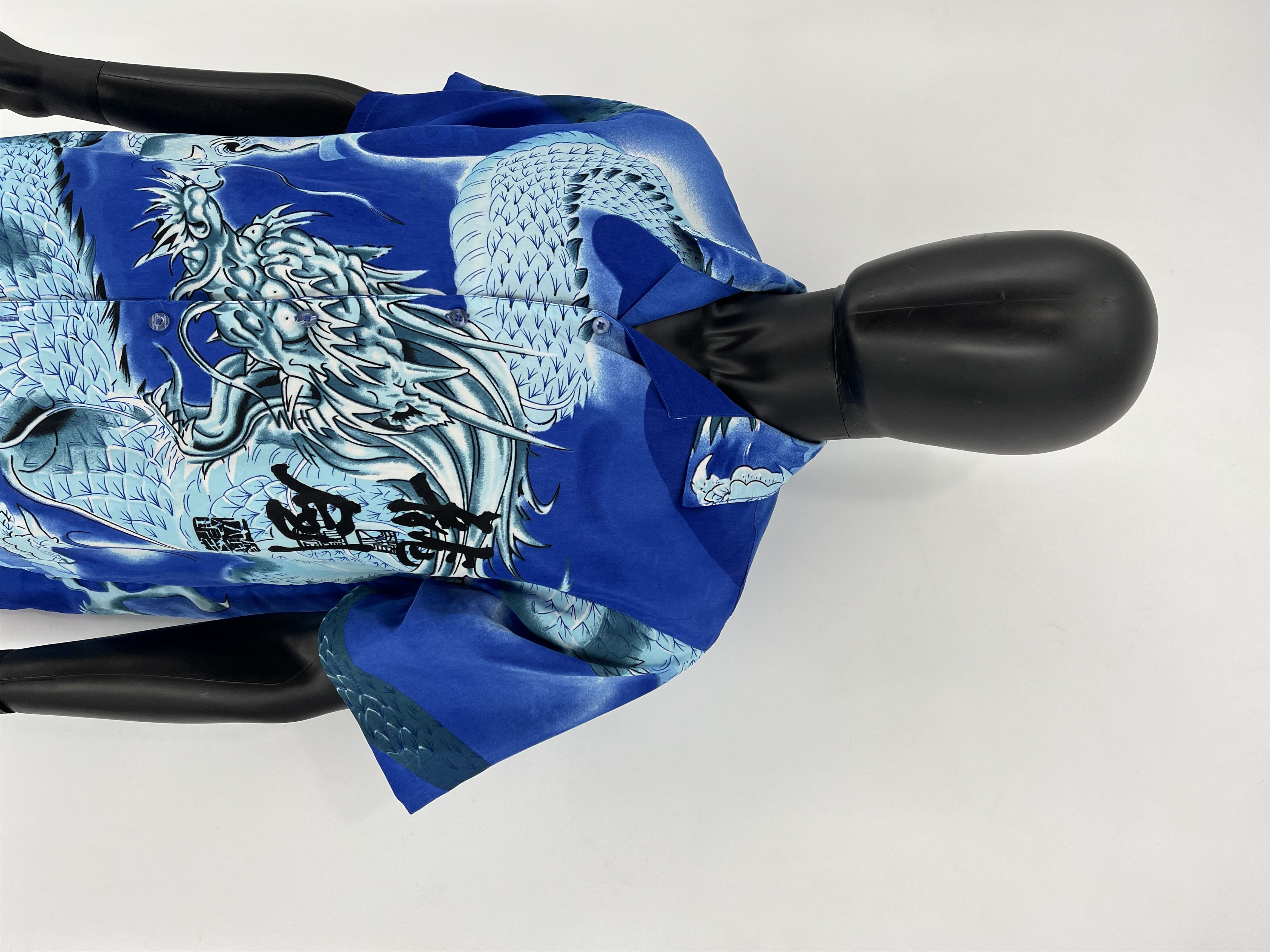 Japanese Brand Vintage 90s Japanese Dragon Crazy Hawaiian Shirt Size US M / EU 48-50 / 2 - 3 Thumbnail