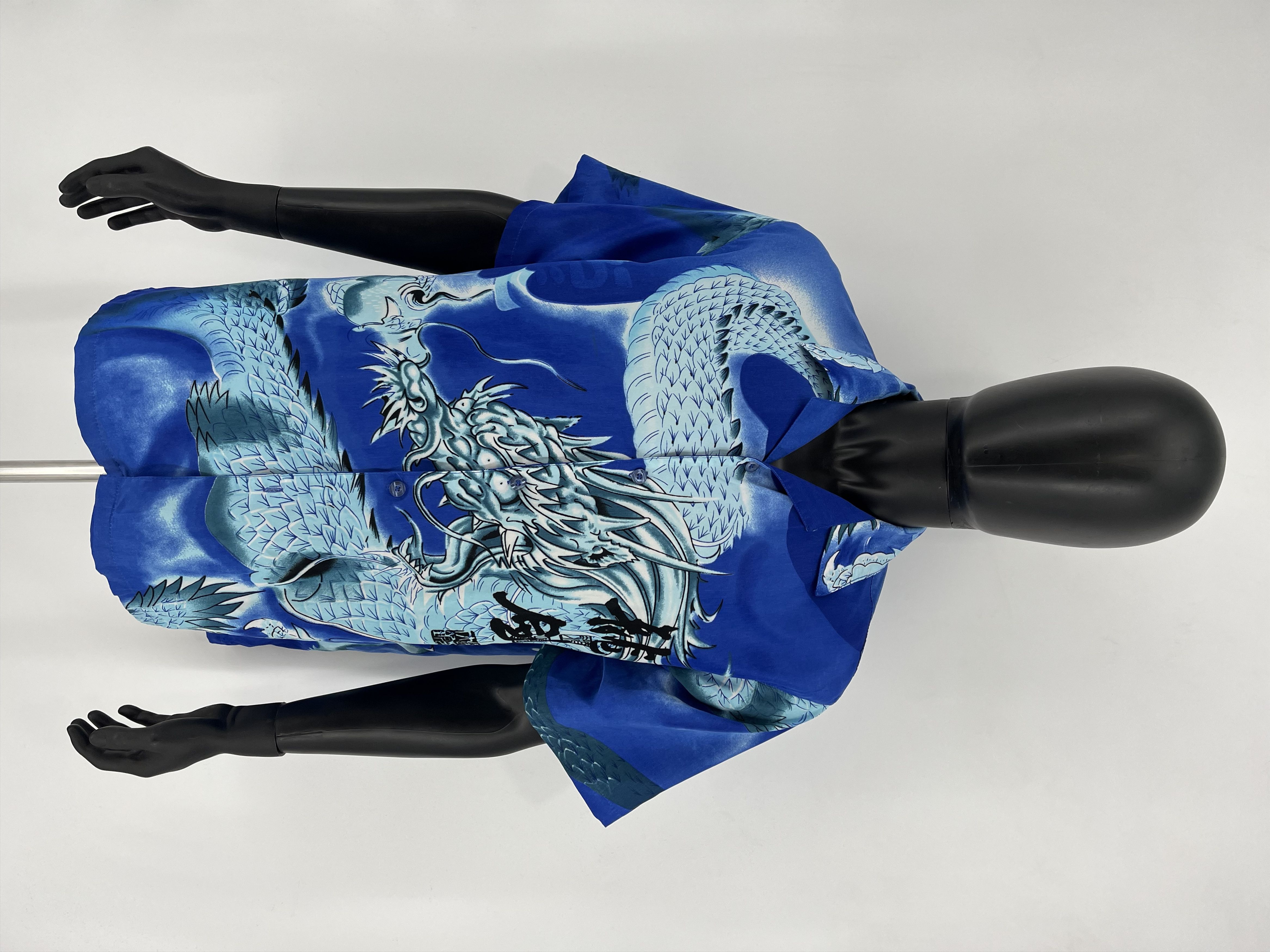 Japanese Brand Vintage 90s Japanese Dragon Crazy Hawaiian Shirt Size US M / EU 48-50 / 2 - 2 Thumbnail