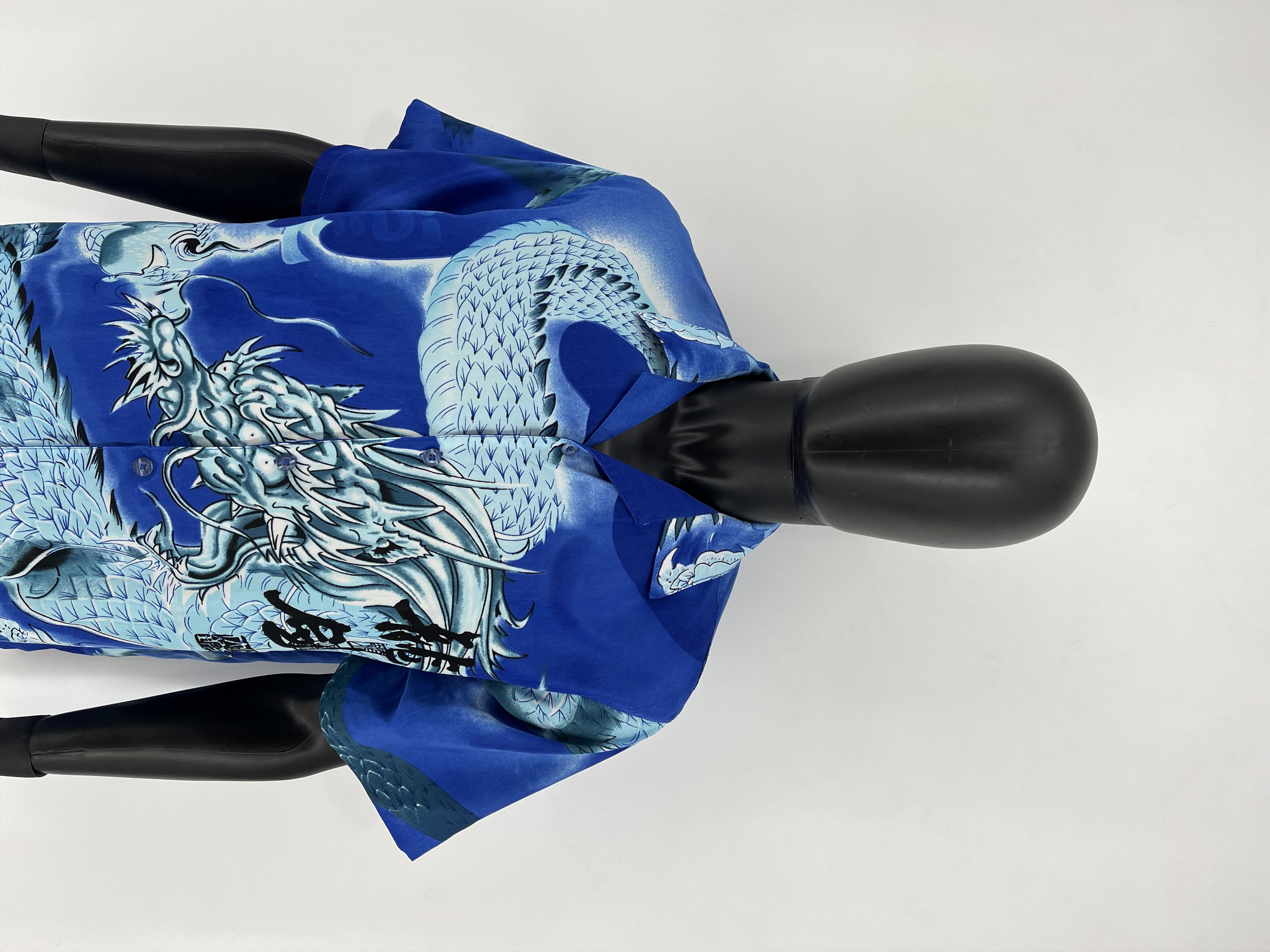 Japanese Brand Vintage 90s Japanese Dragon Crazy Hawaiian Shirt Size US M / EU 48-50 / 2 - 1 Thumbnail