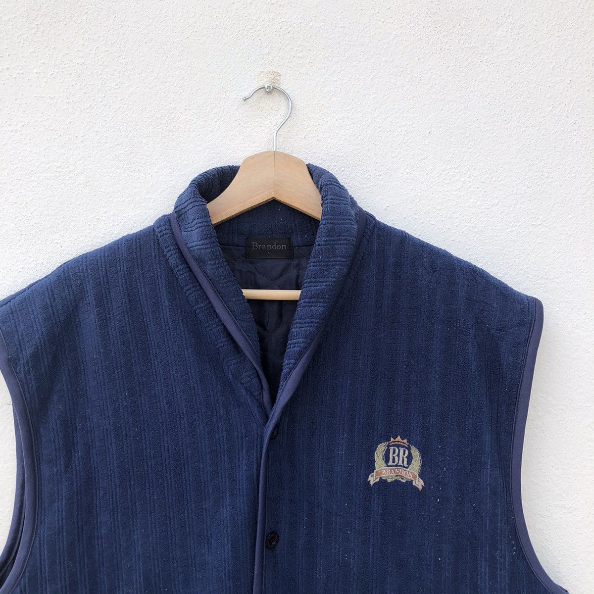Japanese Brand RARE DESIGN VEST BRANDON EMBROIDERED LOGO Size US L / EU 52-54 / 3 - 4 Thumbnail