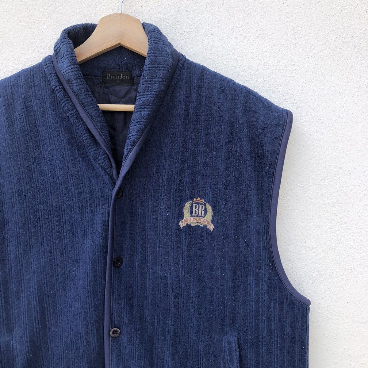 Japanese Brand RARE DESIGN VEST BRANDON EMBROIDERED LOGO Size US L / EU 52-54 / 3 - 3 Thumbnail