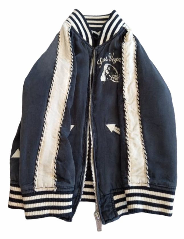 Hysteric Glamour Rare!Hysteric Motel Las Vegas Varsity Jacket For Kids Size US XXS / EU 40 - 6 Thumbnail