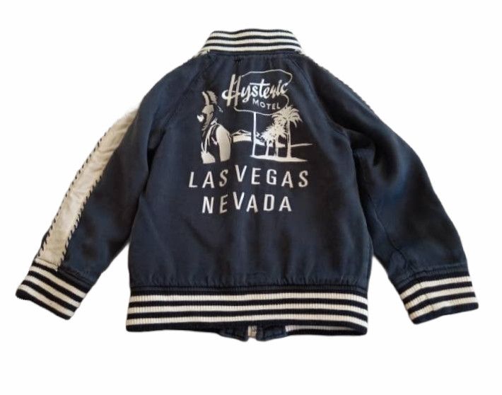 Hysteric Glamour Rare!Hysteric Motel Las Vegas Varsity Jacket For Kids Size US XXS / EU 40 - 3 Thumbnail