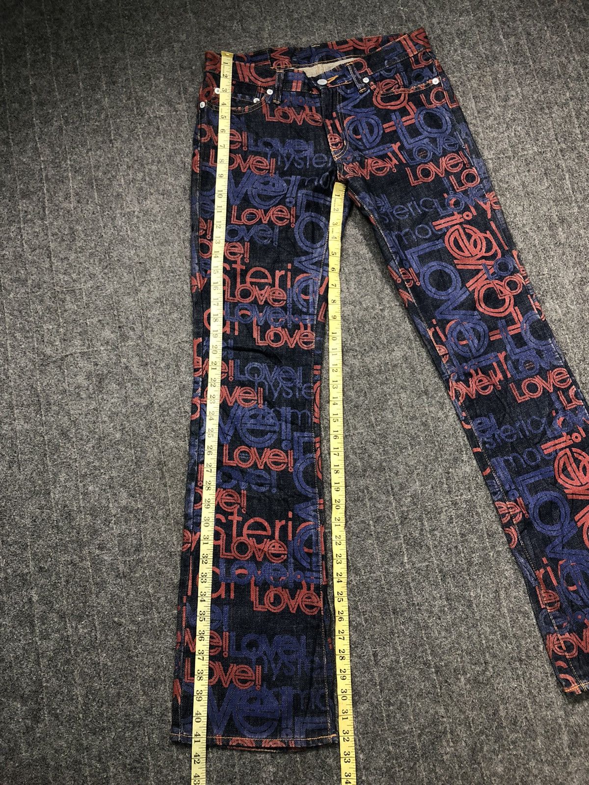 Hysteric Glamour Kinky Jeans Histeric Glamour Printed Pants Ovp Jeans Size US 30 / EU 46 - 13 Thumbnail