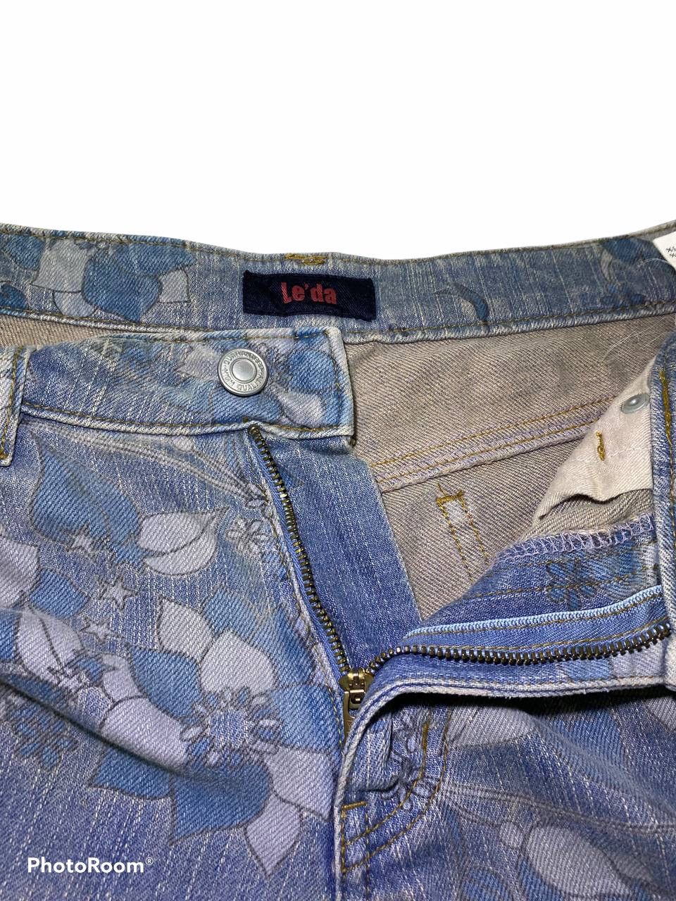 Japanese Brand Vintage japanese brands printed bootcut flare denim Size 30" / US 8 / IT 44 - 4 Thumbnail
