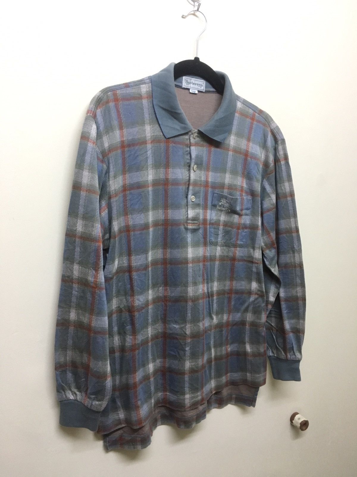 Burberry × Vintage SUPER RARE BURBERRYS CHECK Size US L / EU 52-54 / 3 - 3 Thumbnail