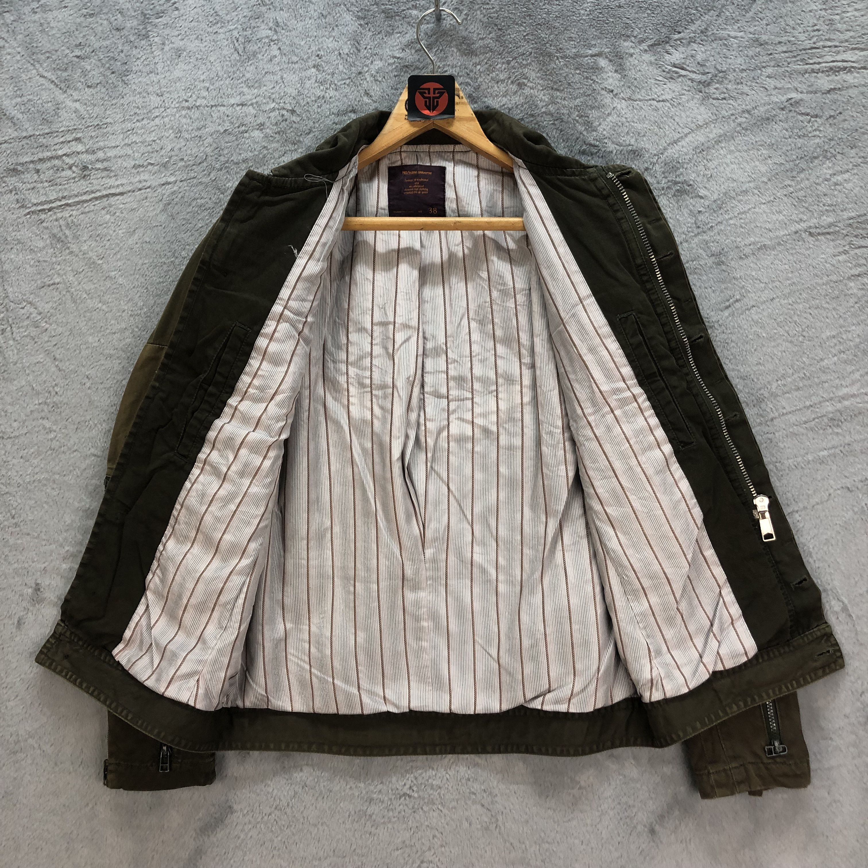 NANO universe NANO UNIVERSE DECONSTRUCTED JACKET #6762-85 Size US S / EU 44-46 / 1 - 7 Thumbnail