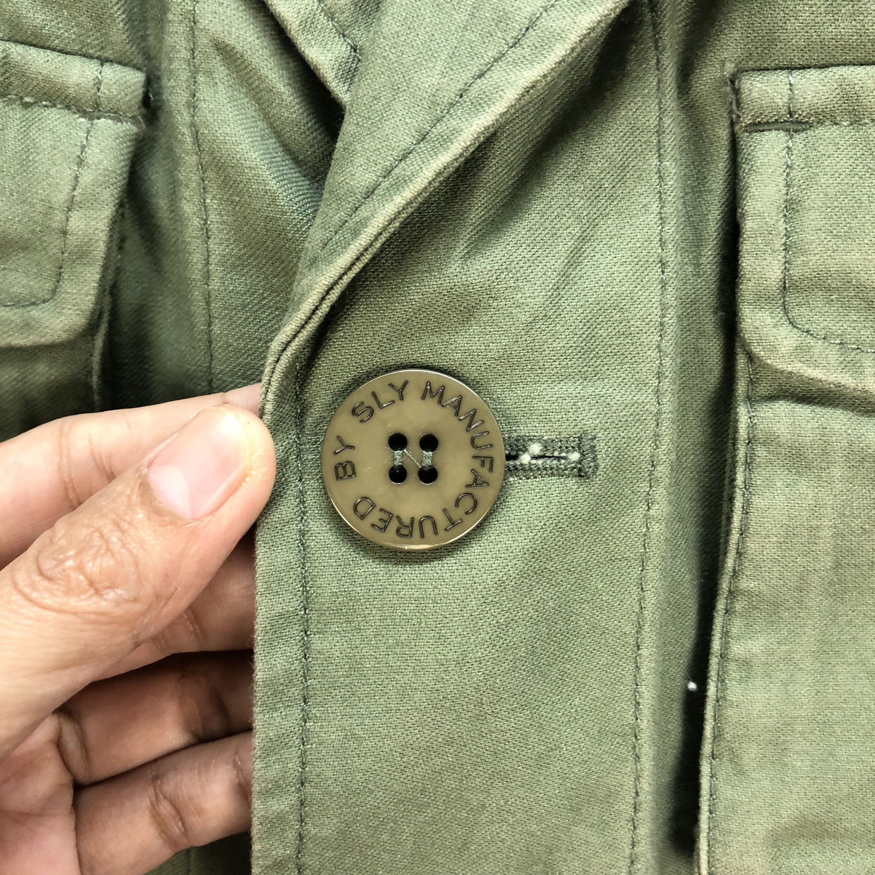 Japanese Brand SLY MILITARY SHERPA LINED JACKET ARMY STYLE #6765-85 Size US XS / EU 42 / 0 - 7 Thumbnail