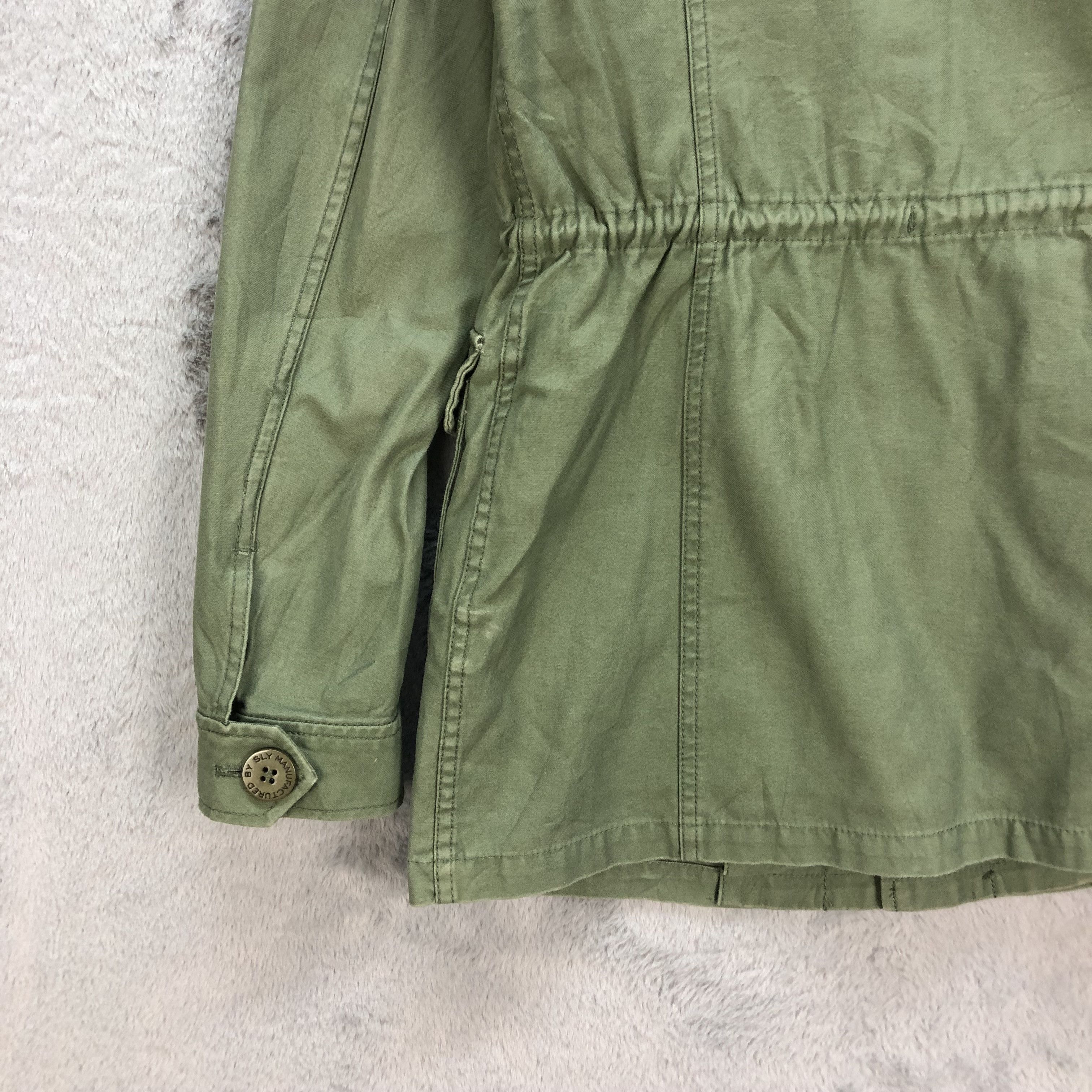 Japanese Brand SLY MILITARY SHERPA LINED JACKET ARMY STYLE #6765-85 Size US XS / EU 42 / 0 - 13 Thumbnail