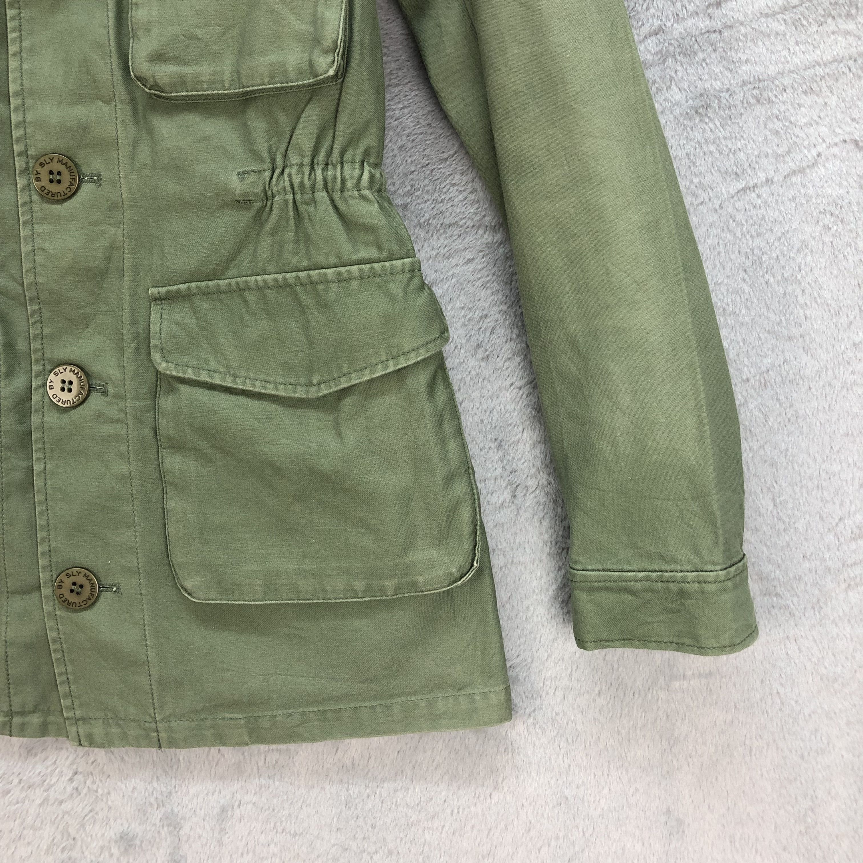 Japanese Brand SLY MILITARY SHERPA LINED JACKET ARMY STYLE #6765-85 Size US XS / EU 42 / 0 - 6 Thumbnail