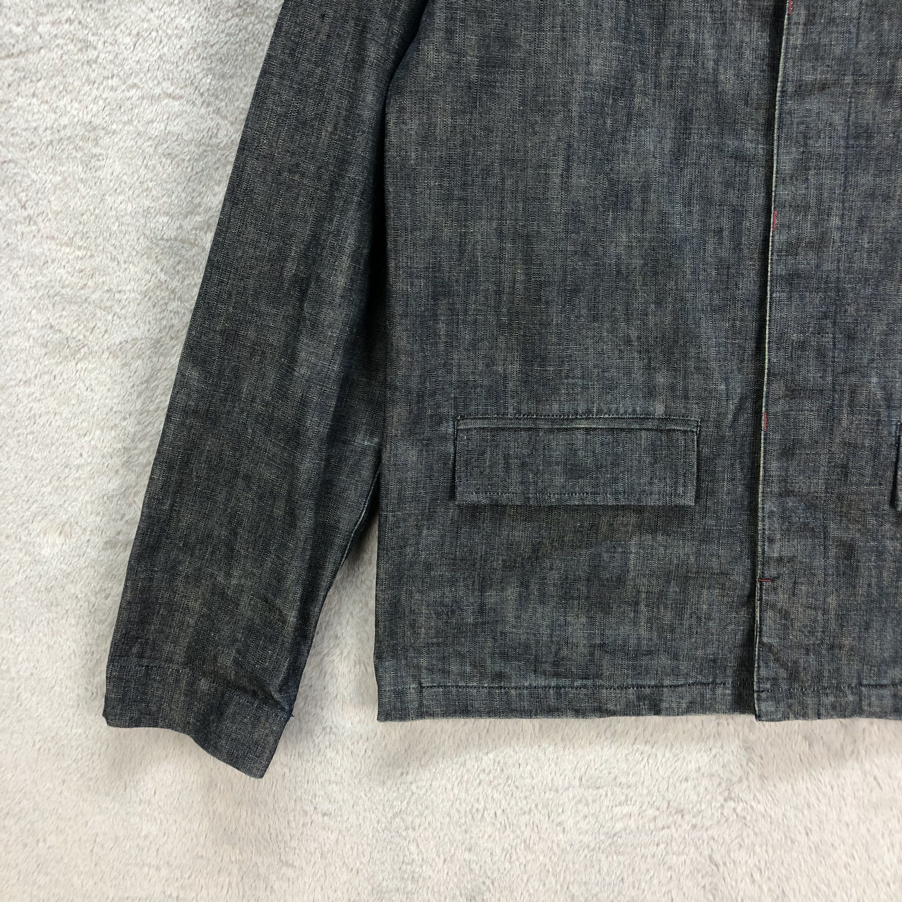 Japanese Brand MEN'S MELROSE DENIM CASUAL JACKET #6772-86 Size US M / EU 48-50 / 2 - 4 Thumbnail