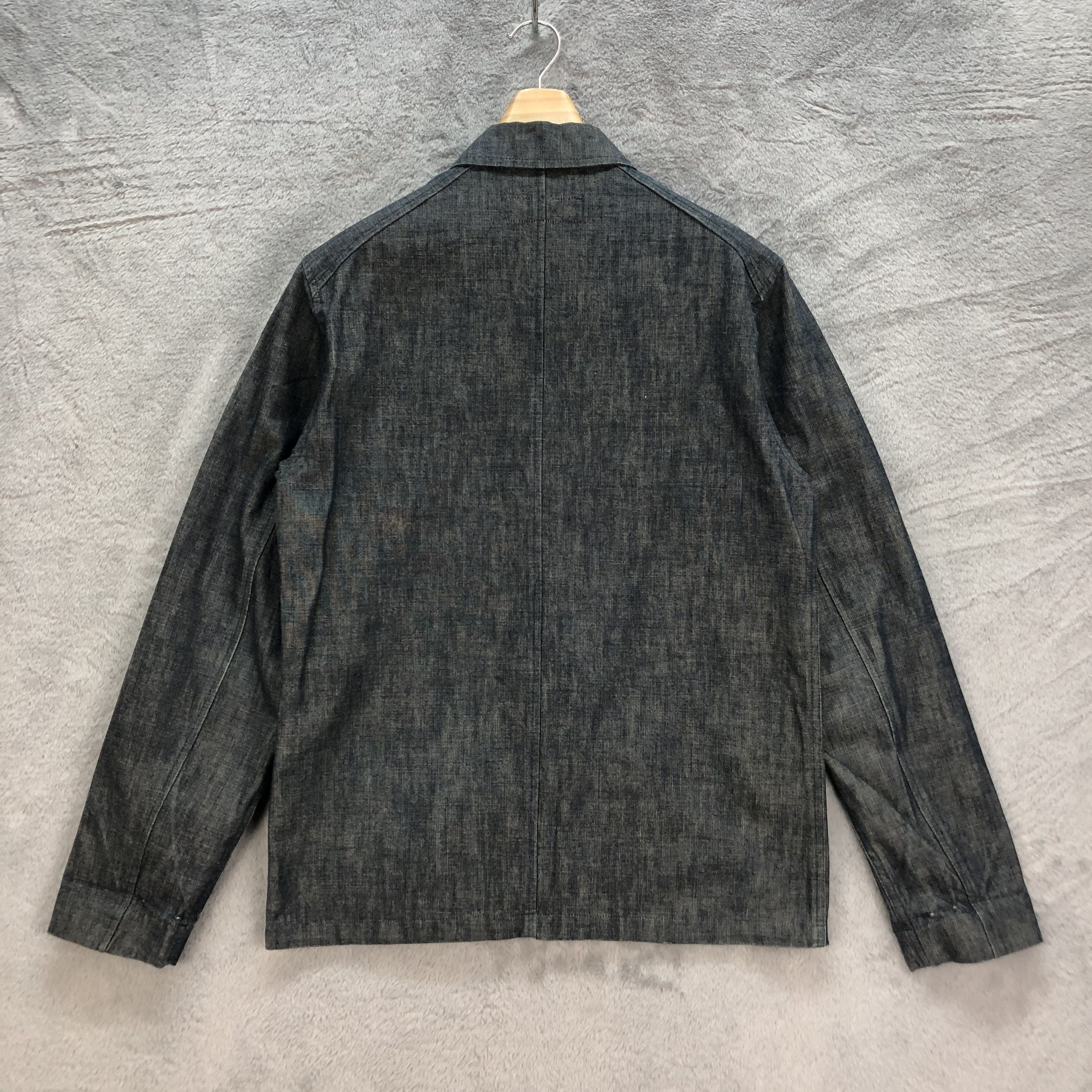 Japanese Brand MEN'S MELROSE DENIM CASUAL JACKET #6772-86 Size US M / EU 48-50 / 2 - 10 Thumbnail