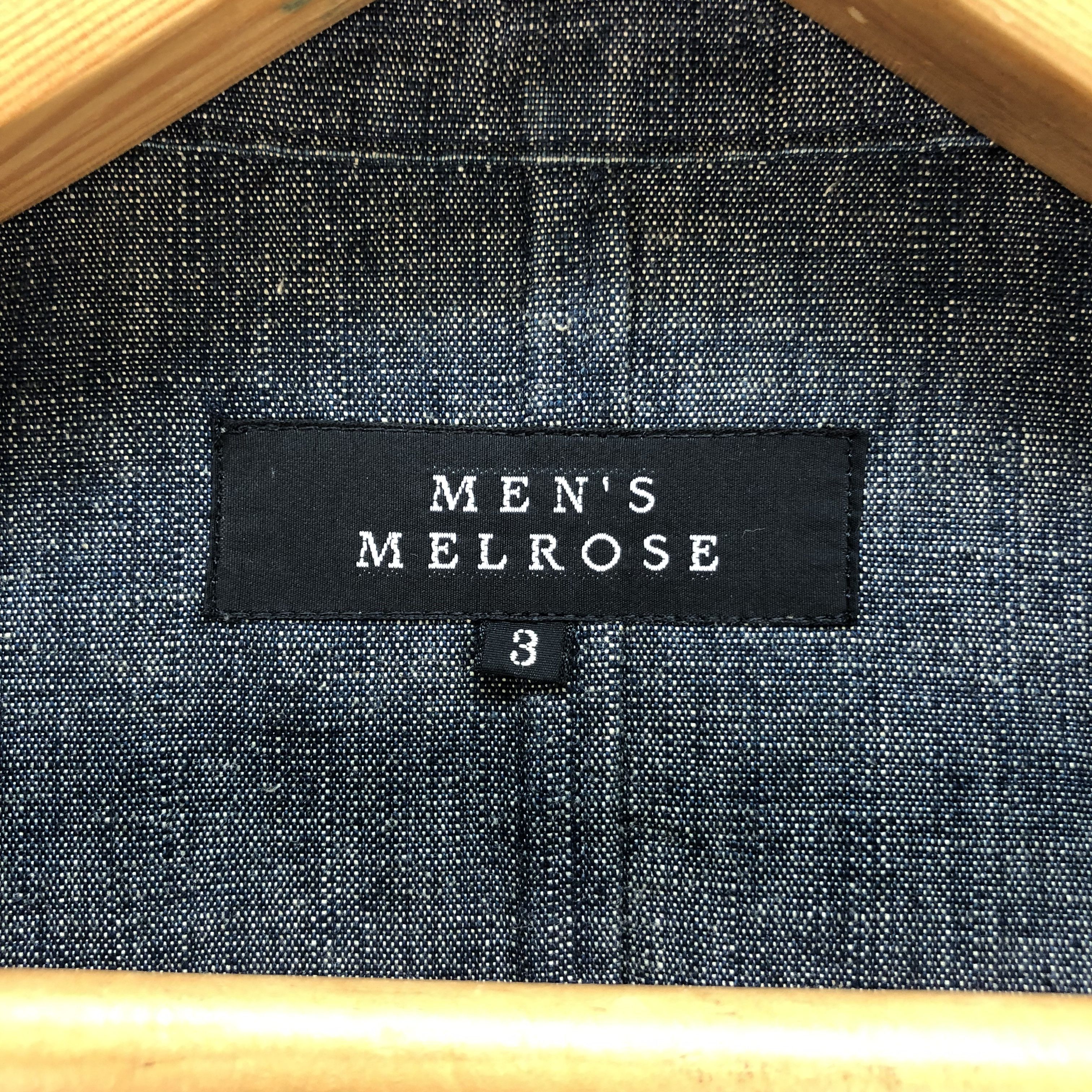 Japanese Brand MEN'S MELROSE DENIM CASUAL JACKET #6772-86 Size US M / EU 48-50 / 2 - 7 Thumbnail