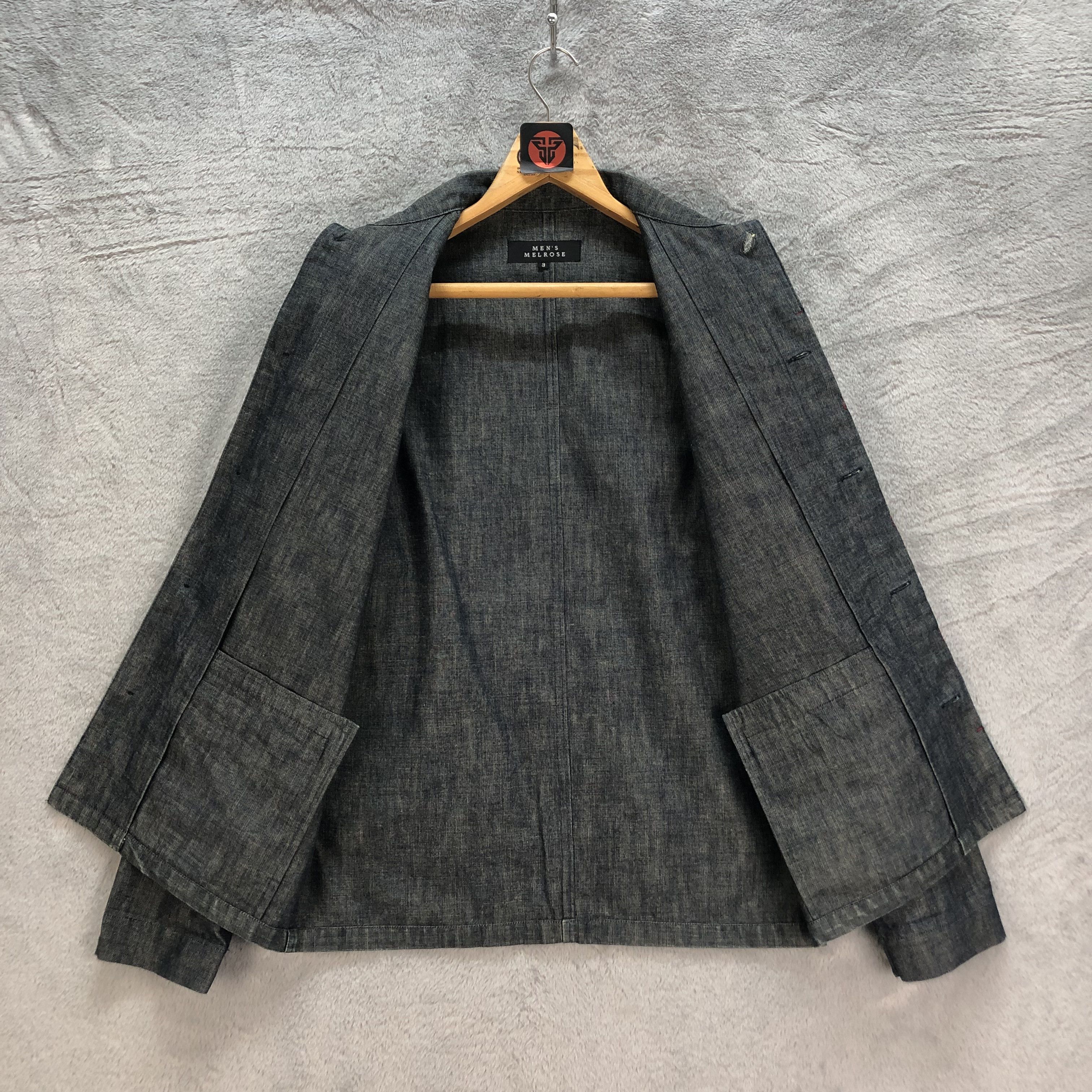Japanese Brand MEN'S MELROSE DENIM CASUAL JACKET #6772-86 Size US M / EU 48-50 / 2 - 6 Thumbnail