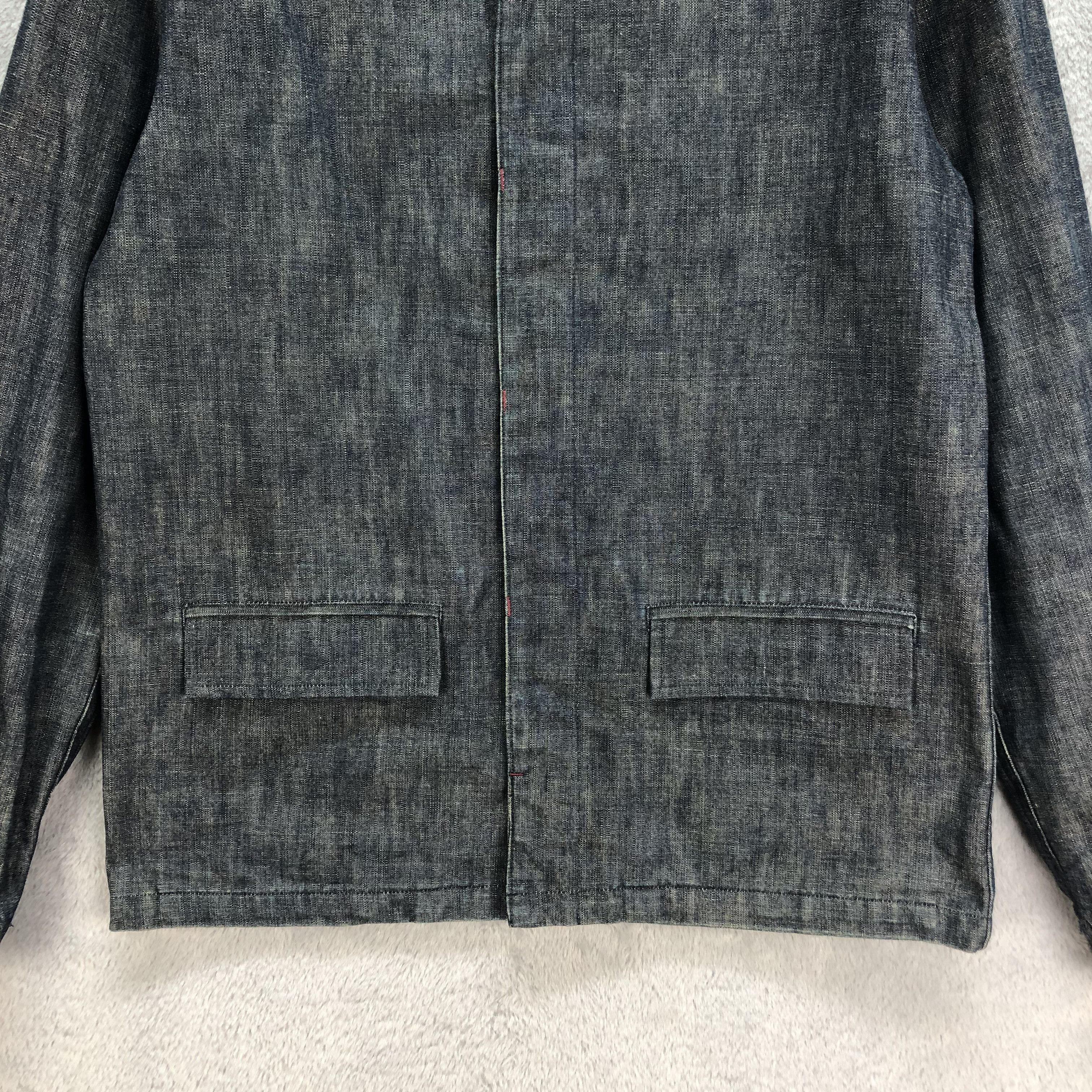 Japanese Brand MEN'S MELROSE DENIM CASUAL JACKET #6772-86 Size US M / EU 48-50 / 2 - 3 Thumbnail