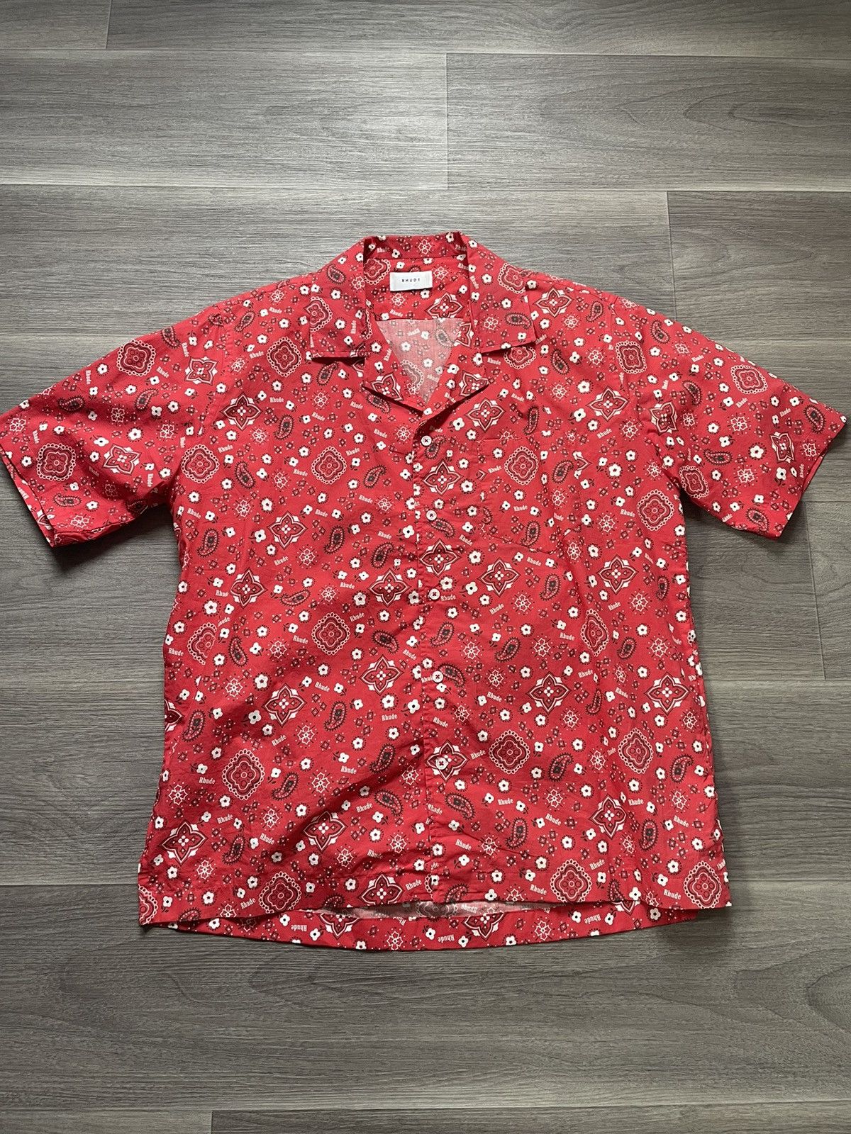 Rhude Rhude bandana shirt Size US M / EU 48-50 / 2 - 1 Thumbnail