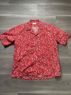 Rhude Bandana Track Shirt Xs / Blue