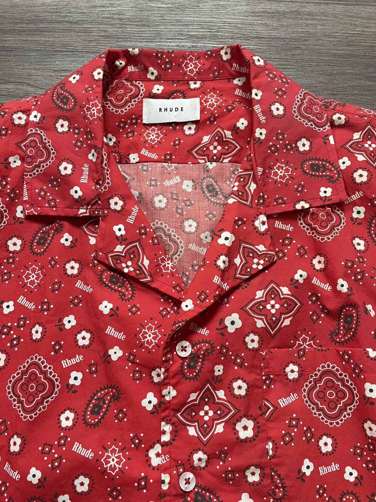 Rhude Rhude bandana shirt Size US M / EU 48-50 / 2 - 3 Thumbnail