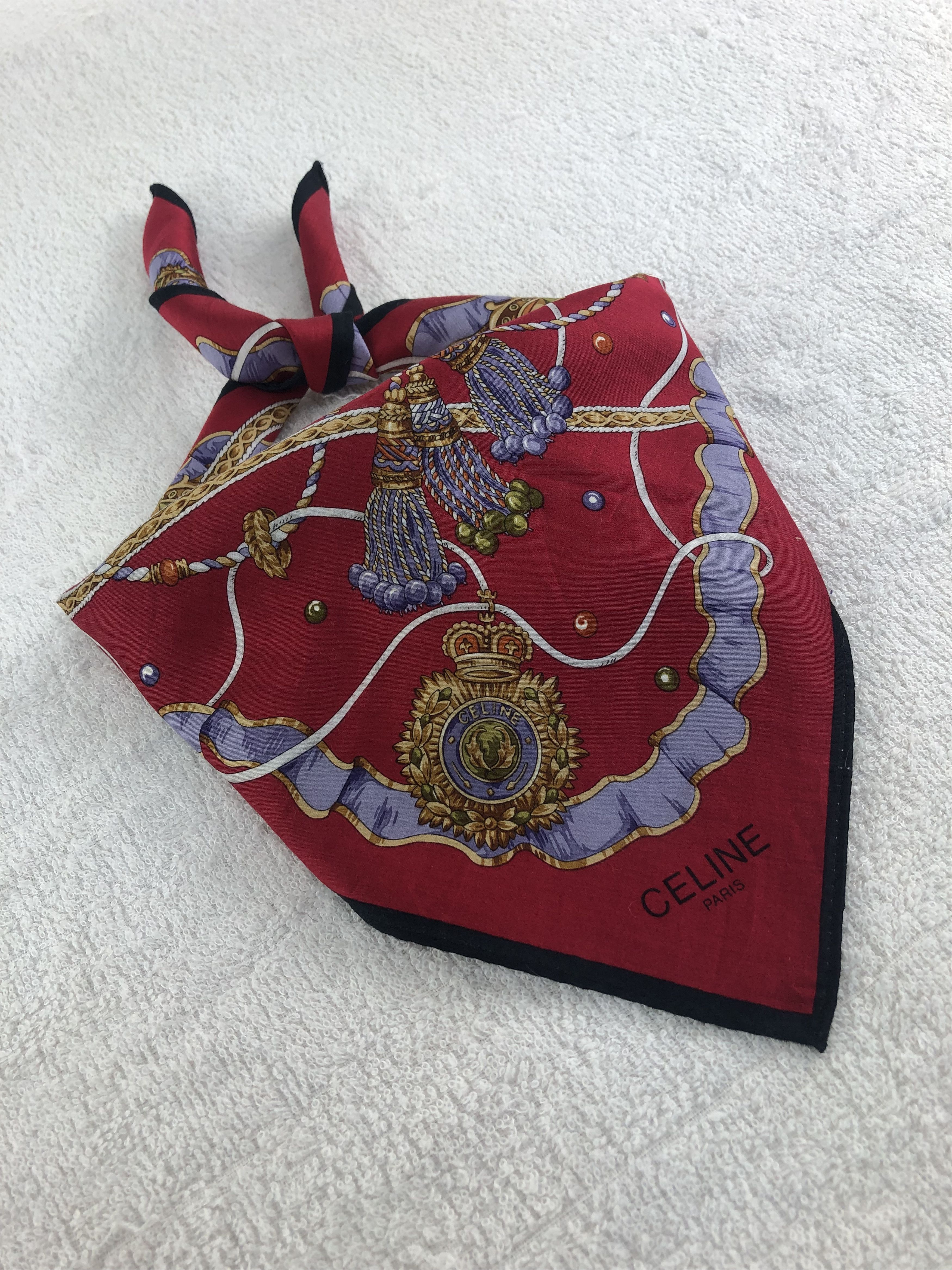 Celine Celine Handkerchief / Bandana / Neckerchief C328 Size ONE SIZE - 1 Thumbnail