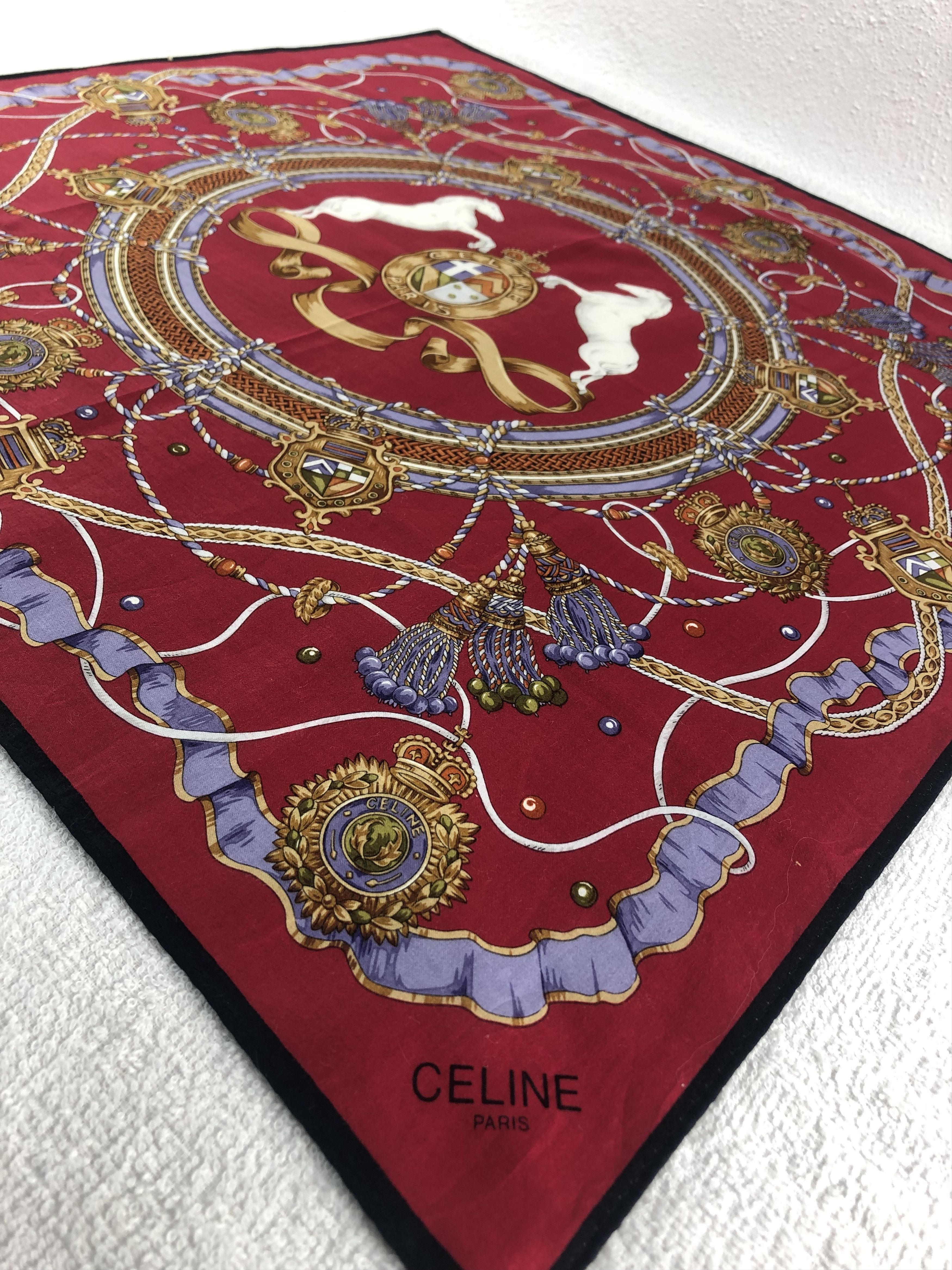 Celine Celine Handkerchief / Bandana / Neckerchief C328 Size ONE SIZE - 4 Thumbnail