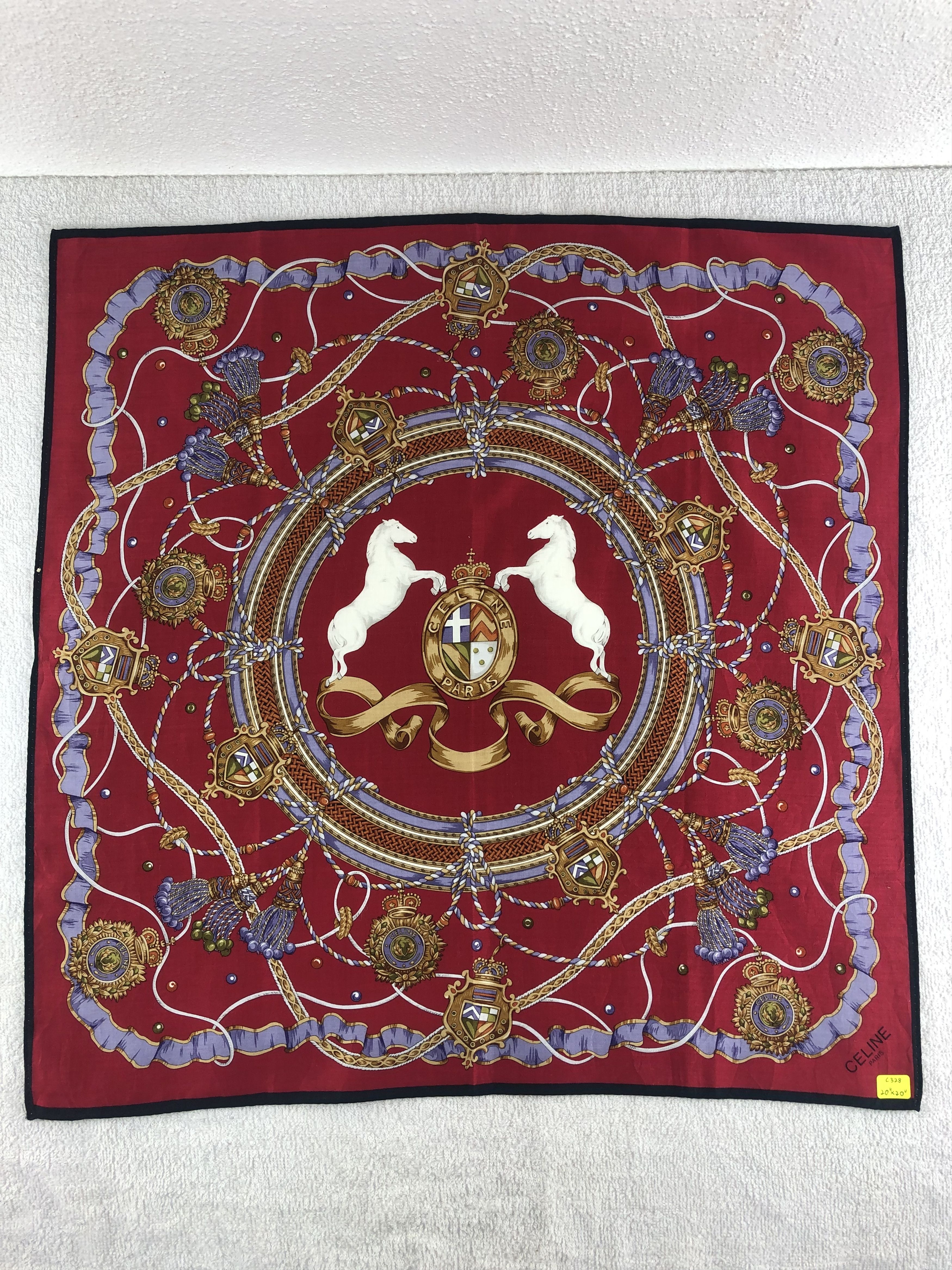 Celine Celine Handkerchief / Bandana / Neckerchief C328 Size ONE SIZE - 3 Thumbnail