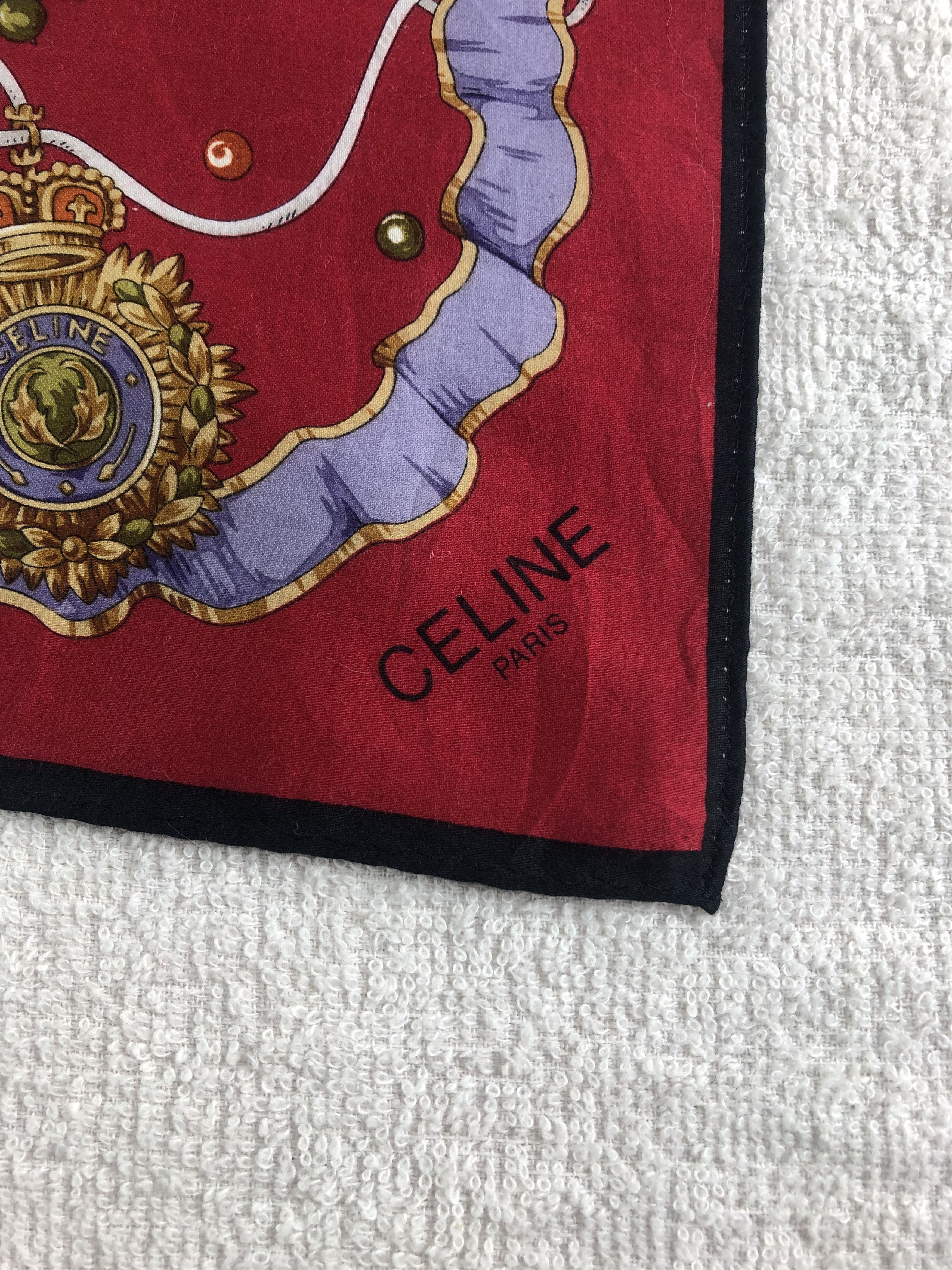Celine Celine Handkerchief / Bandana / Neckerchief C328 Size ONE SIZE - 5 Thumbnail