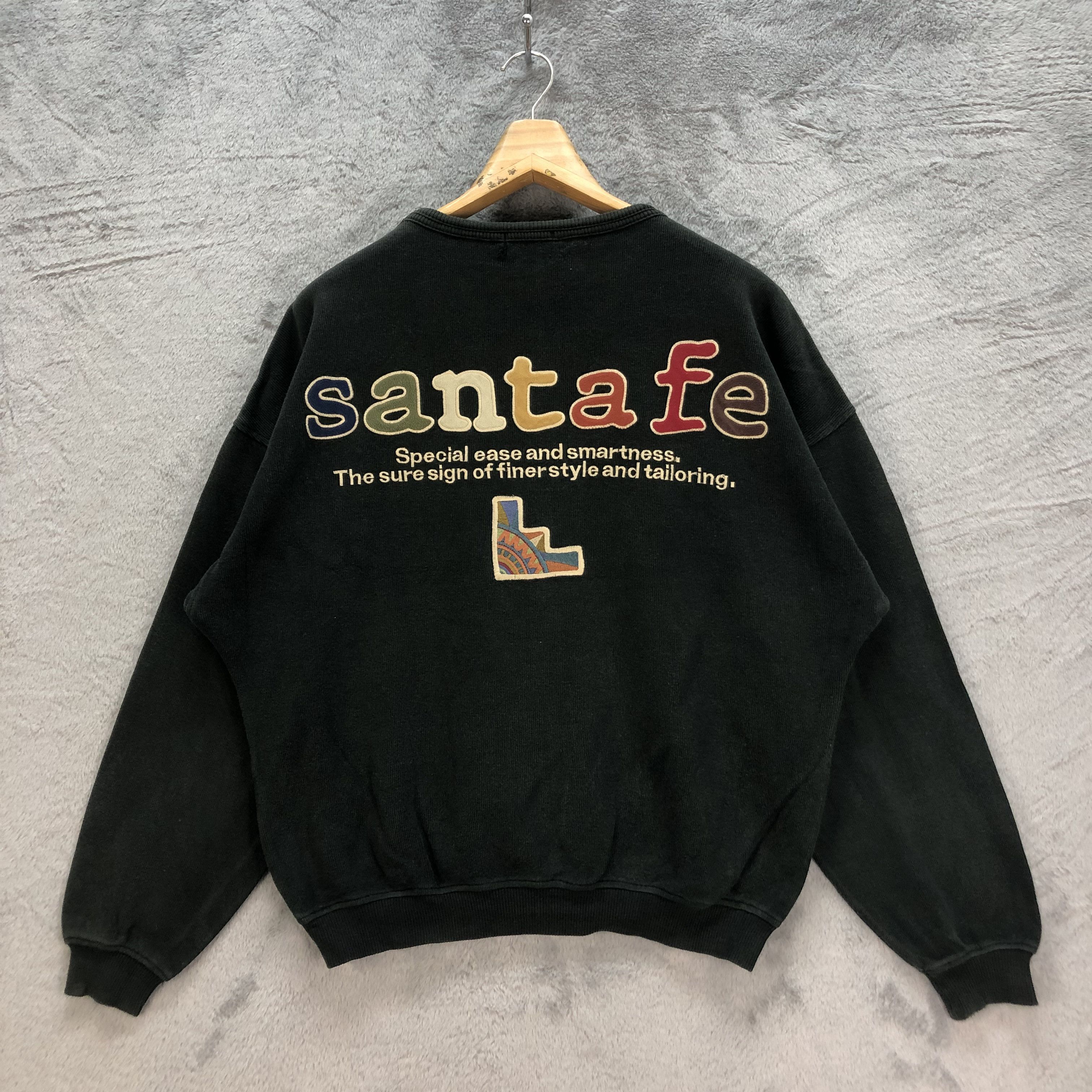 Vintage Santafe Special Embroidery offers Sweatshirt Large Size