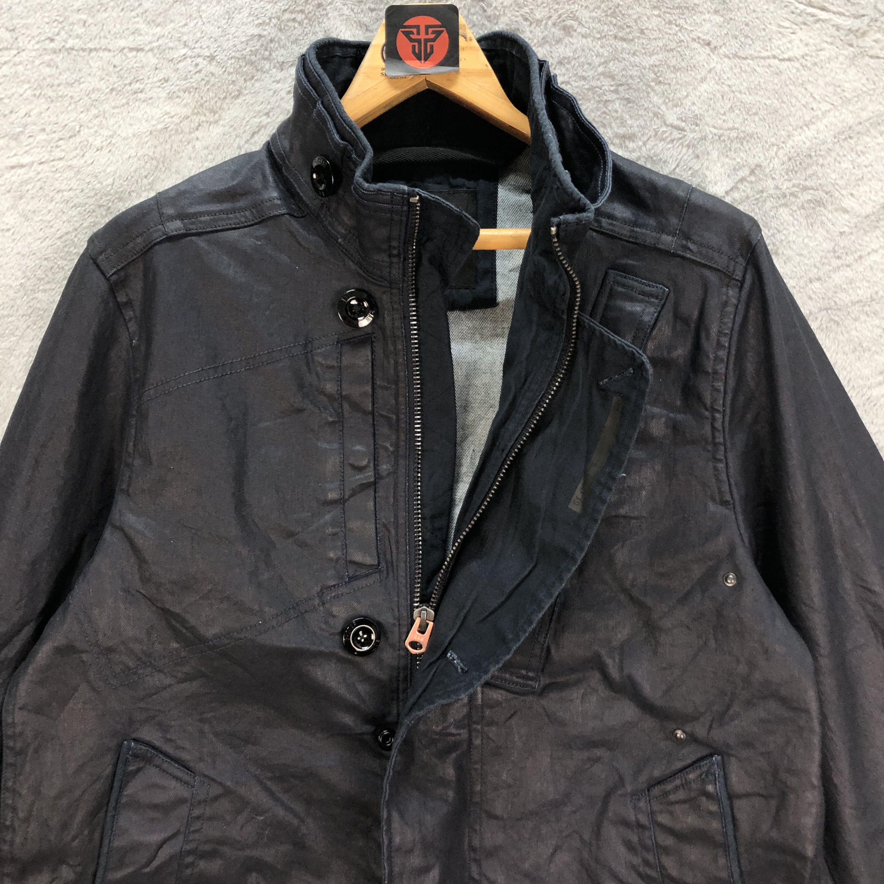 G-Star G STAR RAW HEAVY DENIM OVERCOAT JACKET #6773-86 Size US M / EU 48-50 / 2 - 7 Thumbnail