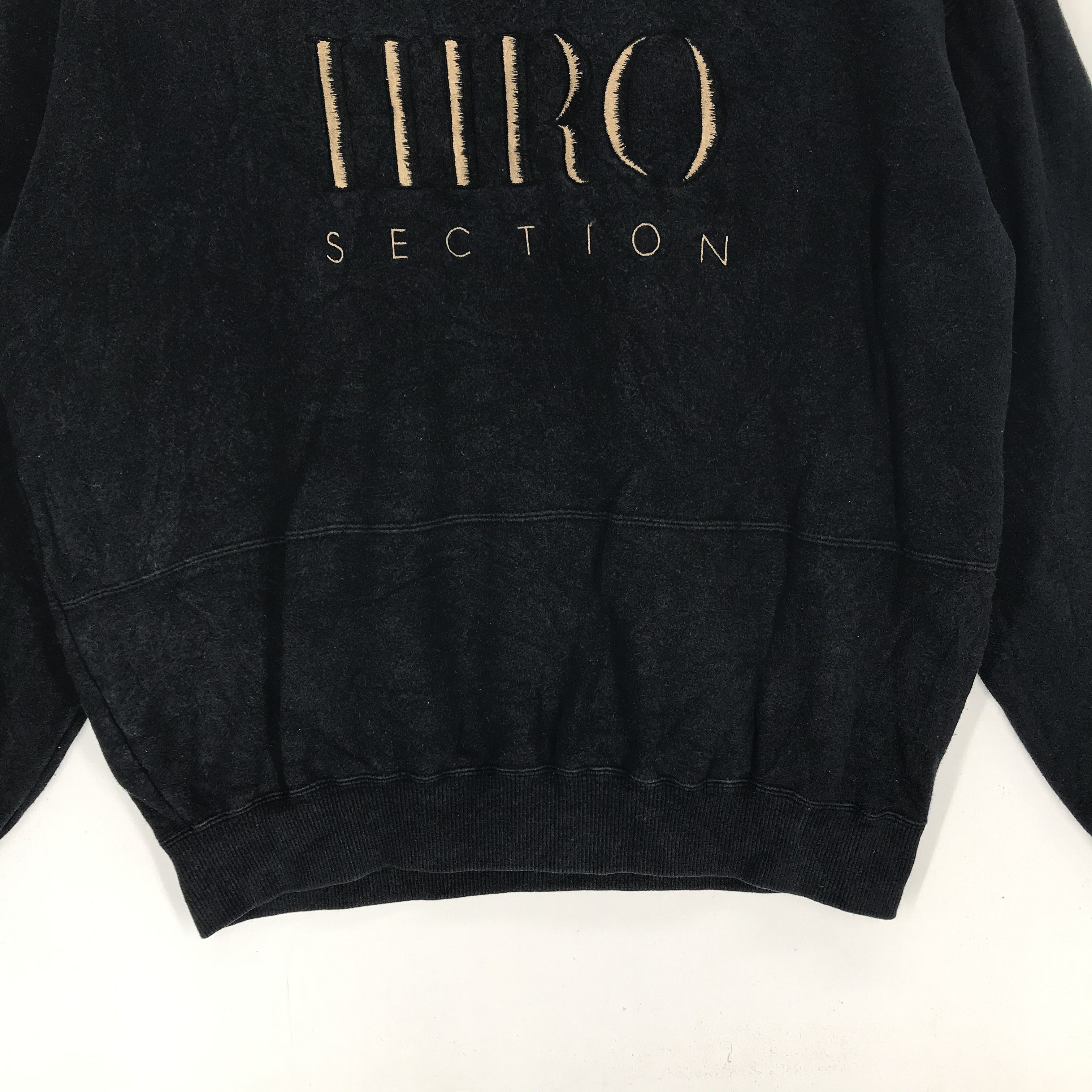 Japanese Brand Hiro Section Embroidery Big Logo Sweatshirts #2806-108 Size US L / EU 52-54 / 3 - 4 Thumbnail