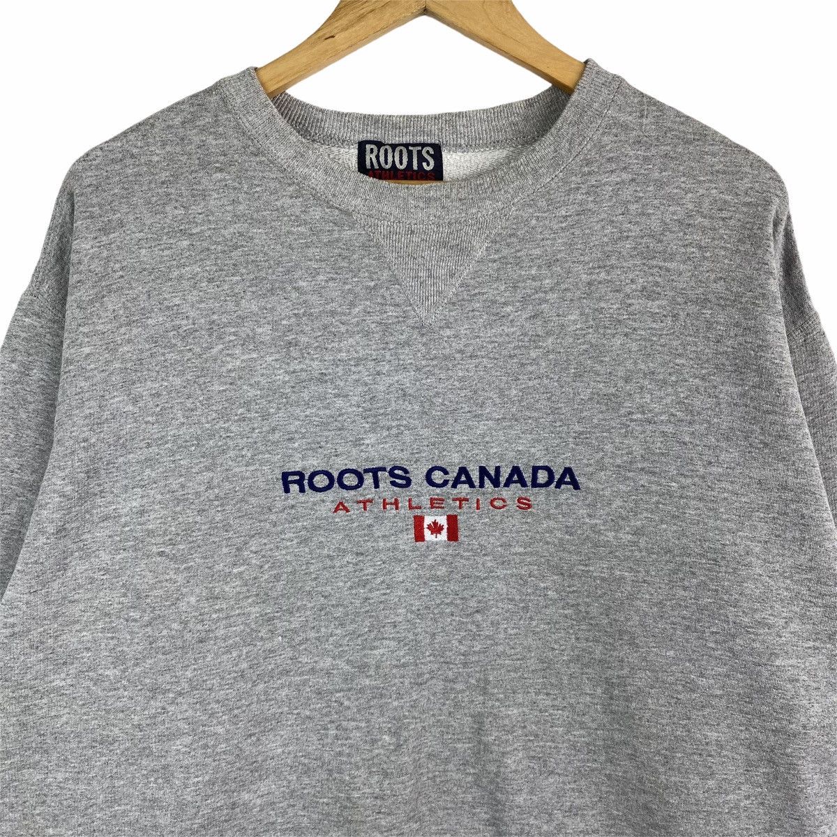 Roots × Vintage Vintage ROOTS CANADA Athletics Big Logo Sweatshirt Pullover Size US XL / EU 56 / 4 - 3 Thumbnail