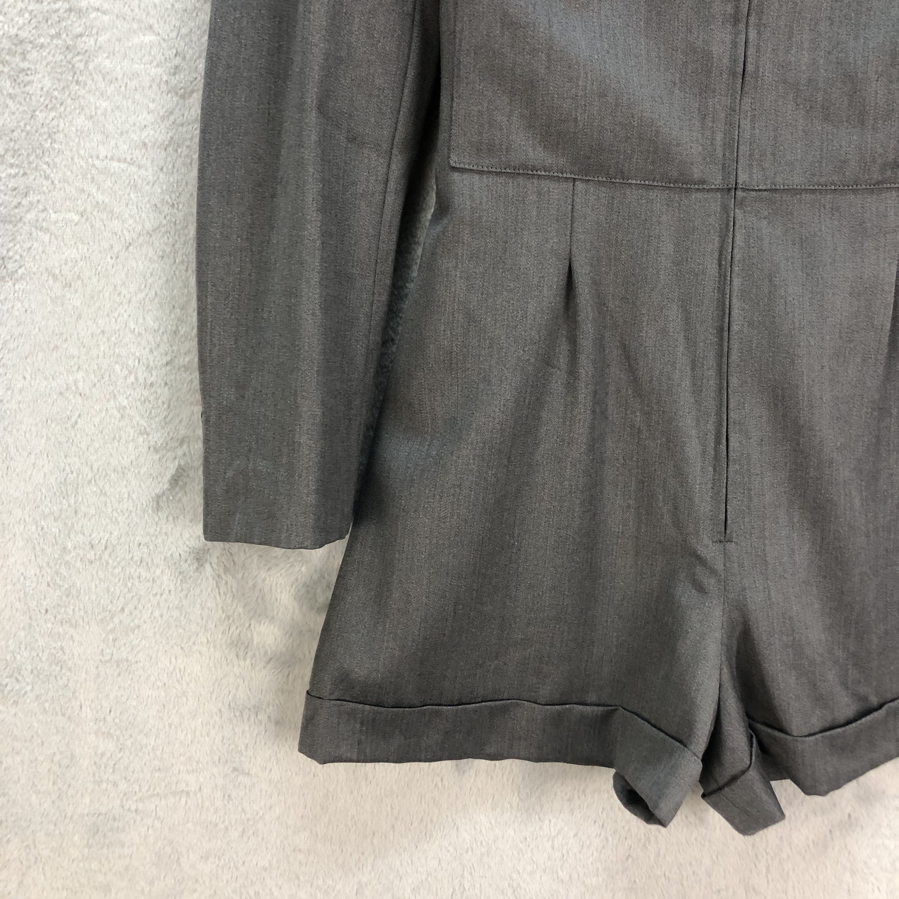 Norma Kamali NORMA KAMALI DRESSY ROMPER SHORTS WITH HOODIE #6774-86 Size 31" - 4 Thumbnail