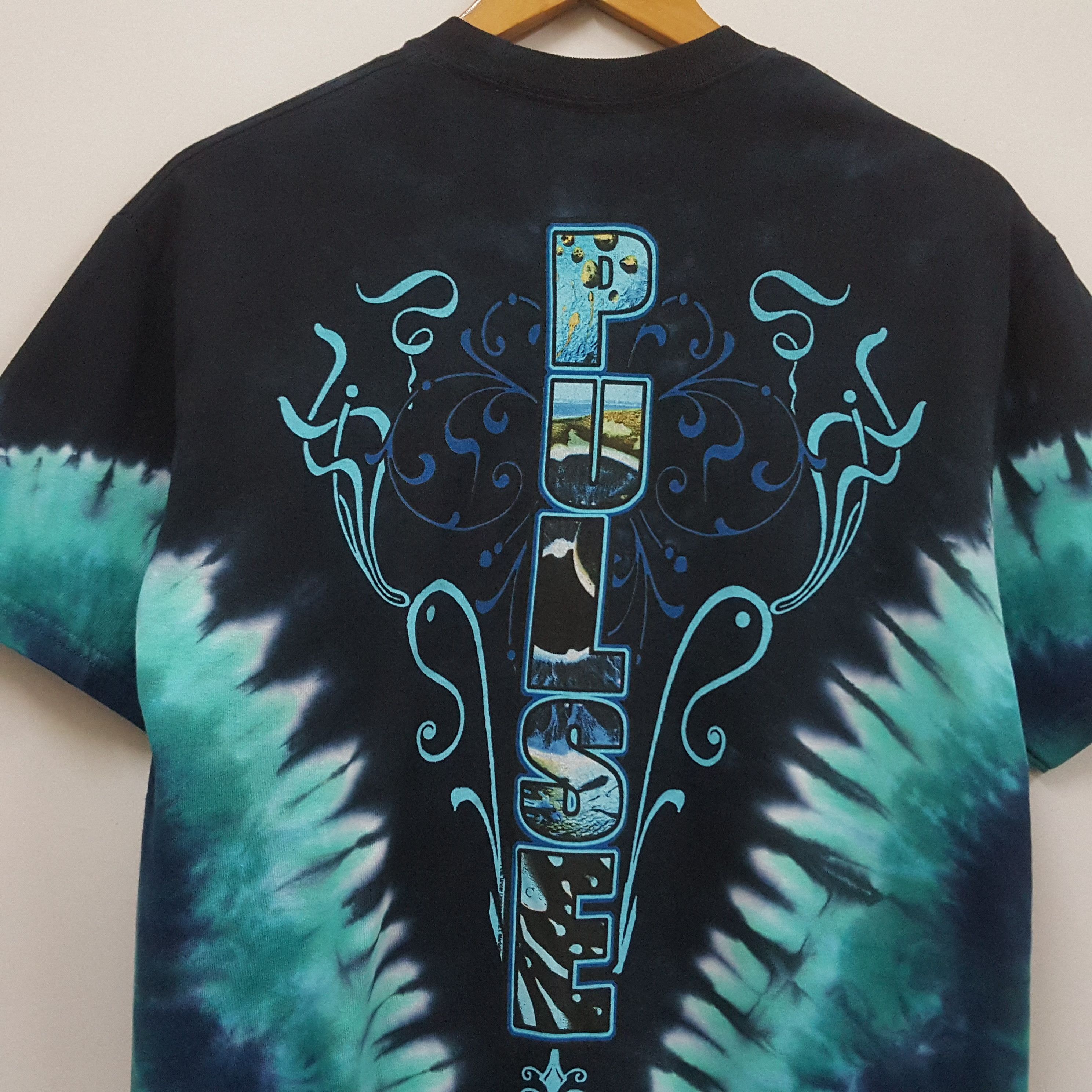 Band Tees × Liquid Blue × Vintage Vintage PINK FLOYD PULSE American band Tie Dye t-shirt Size US M / EU 48-50 / 2 - 4 Thumbnail