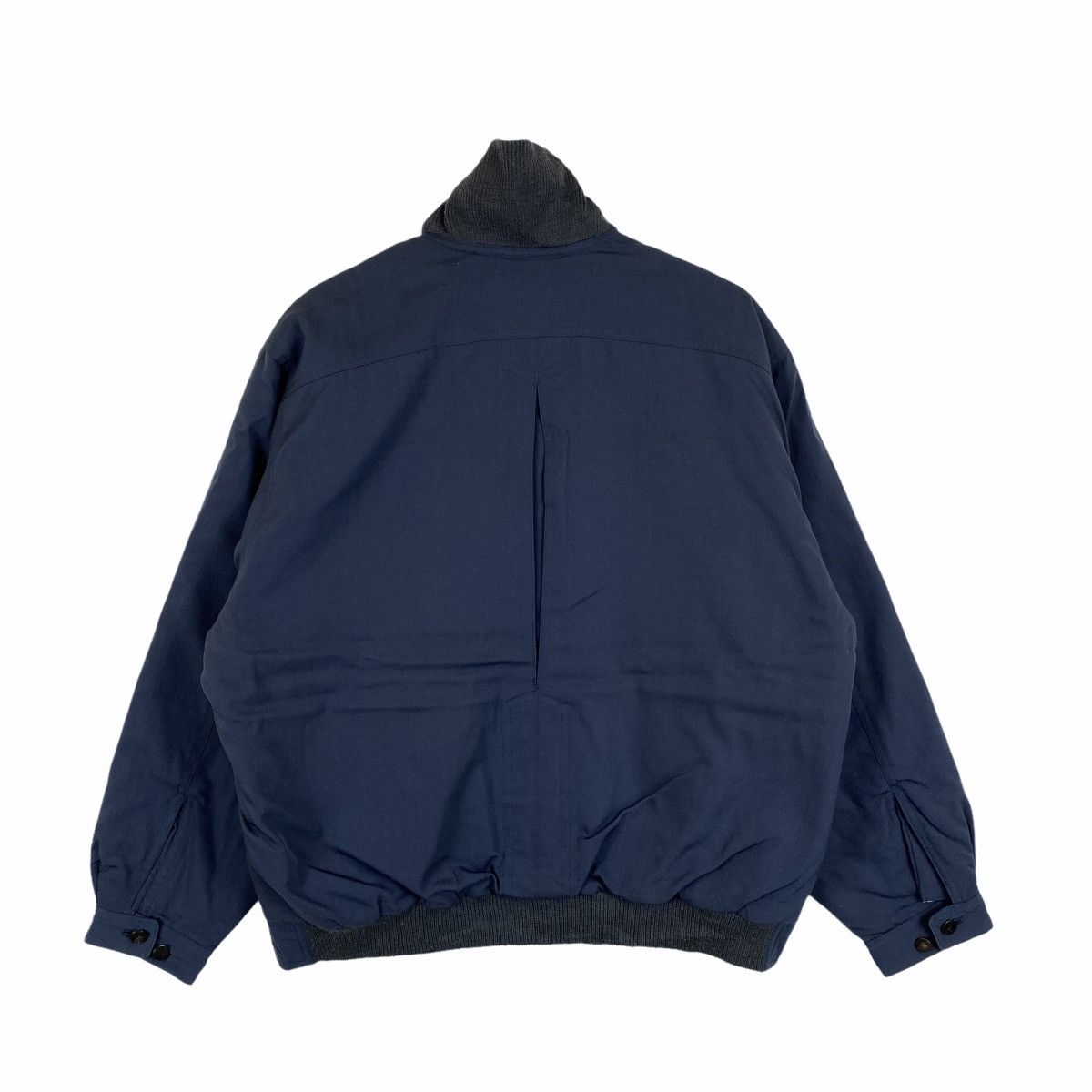 Alfred Dunhill × Vintage Vintage DUNHILL Small Logo Zipper Bomber Jacket Size US L / EU 52-54 / 3 - 2 Thumbnail