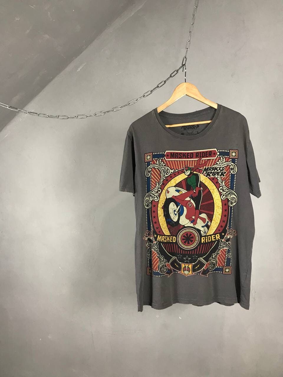 Anime Masked Rider Japanese anima vintage tee Size US L / EU 52-54 / 3 - 1 Thumbnail