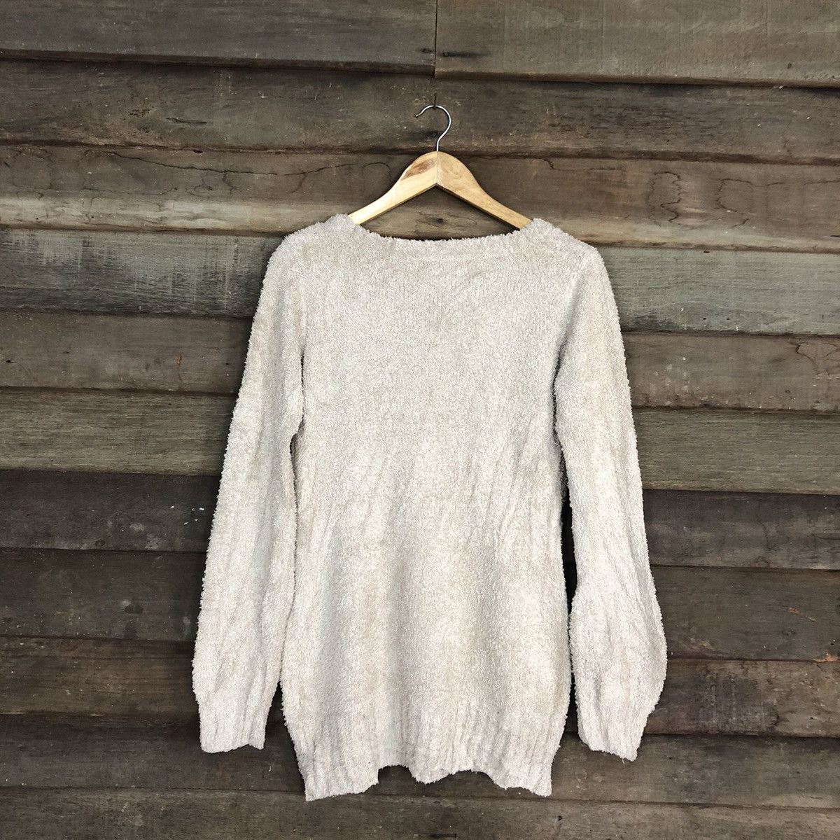 Homespun Knitwear Nayana Light Brown Mohair Shag Shaggy fleece Knitwear #c1026 Size US M / EU 48-50 / 2 - 10 Thumbnail