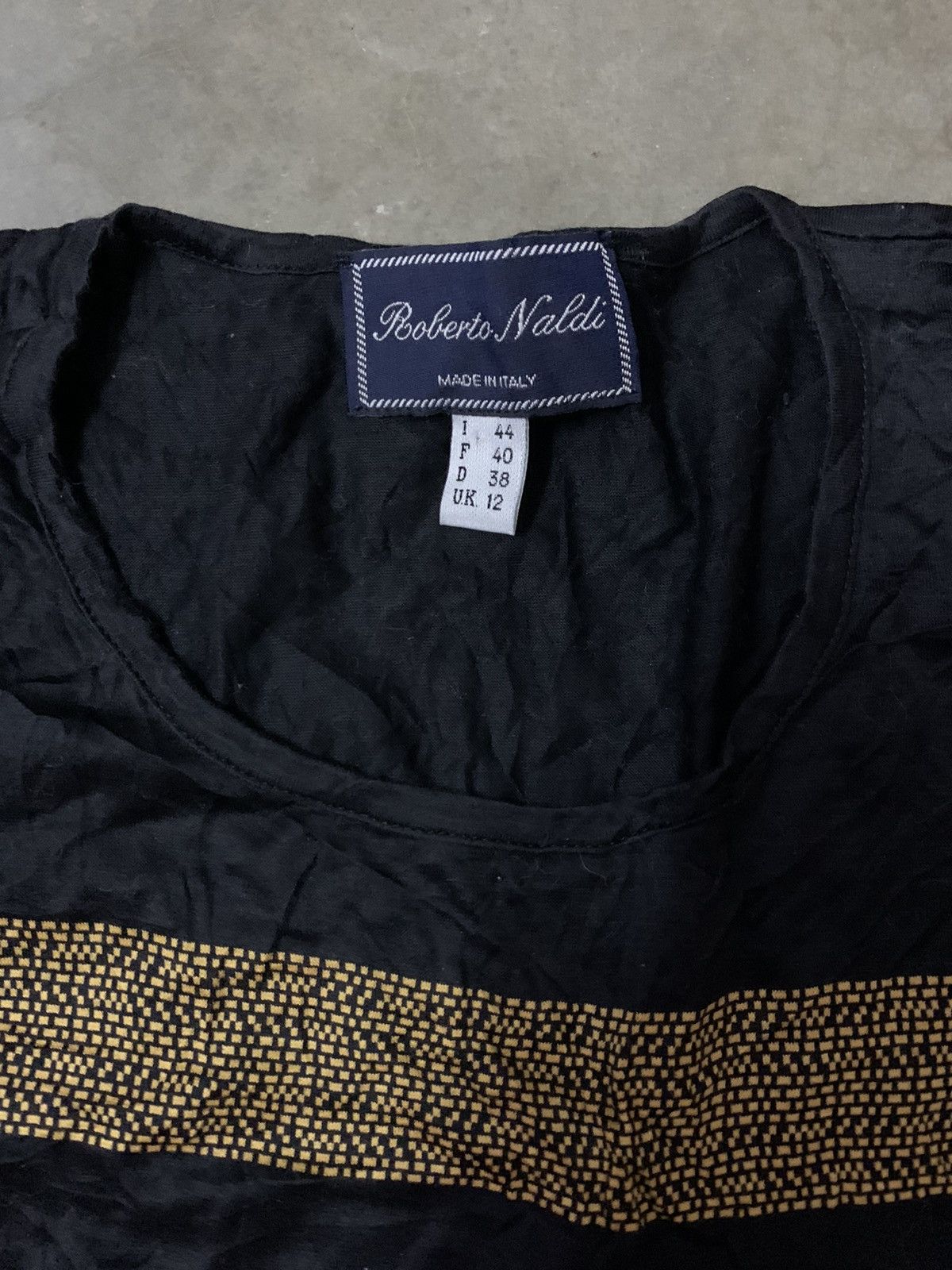 Designer Nice Roberto Naldi Embroidery Flower Logo T Shirt Size US M / EU 48-50 / 2 - 8 Thumbnail