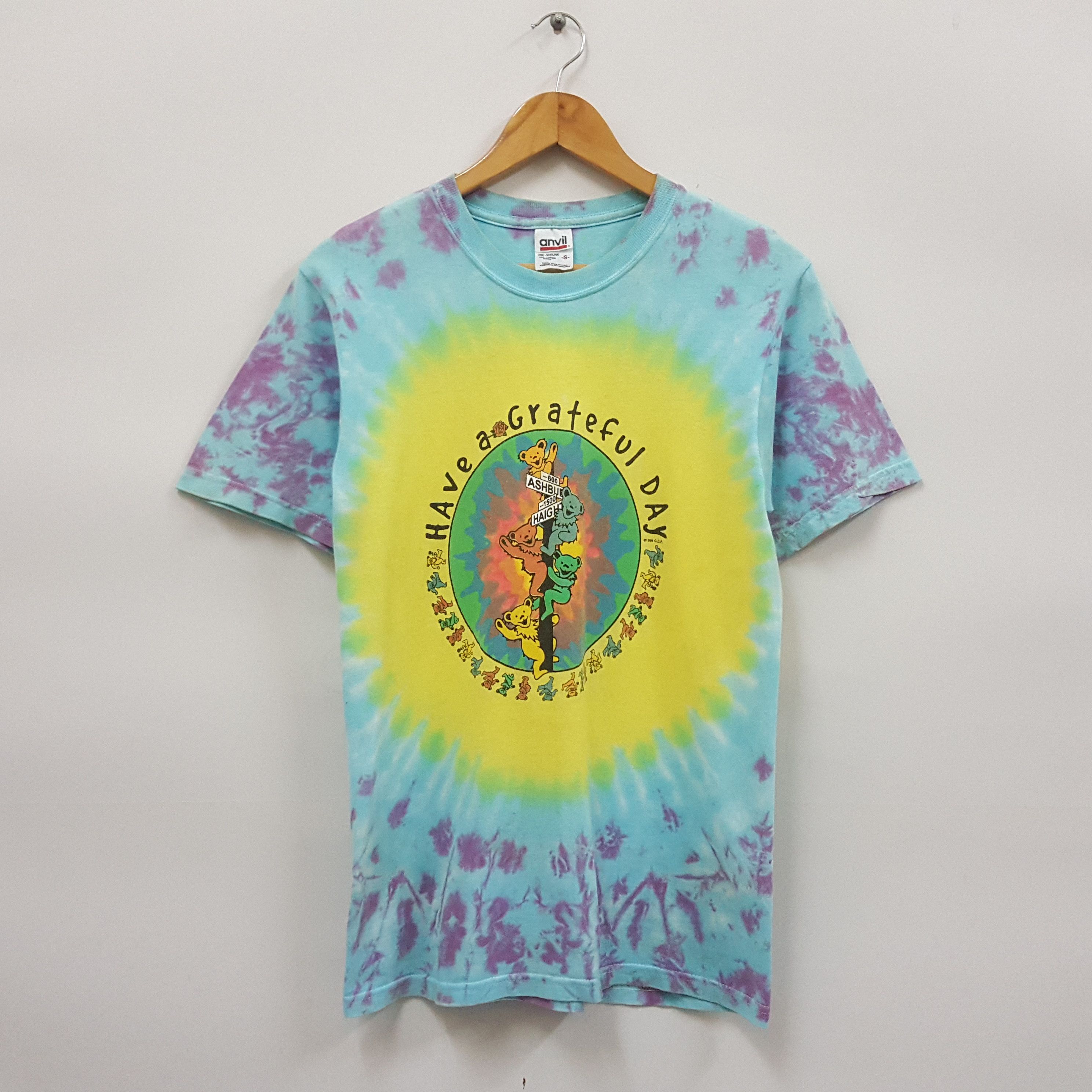 Grateful Dead Vintage 90's Grateful Dead 'Have A Dead Day' Tie Dye