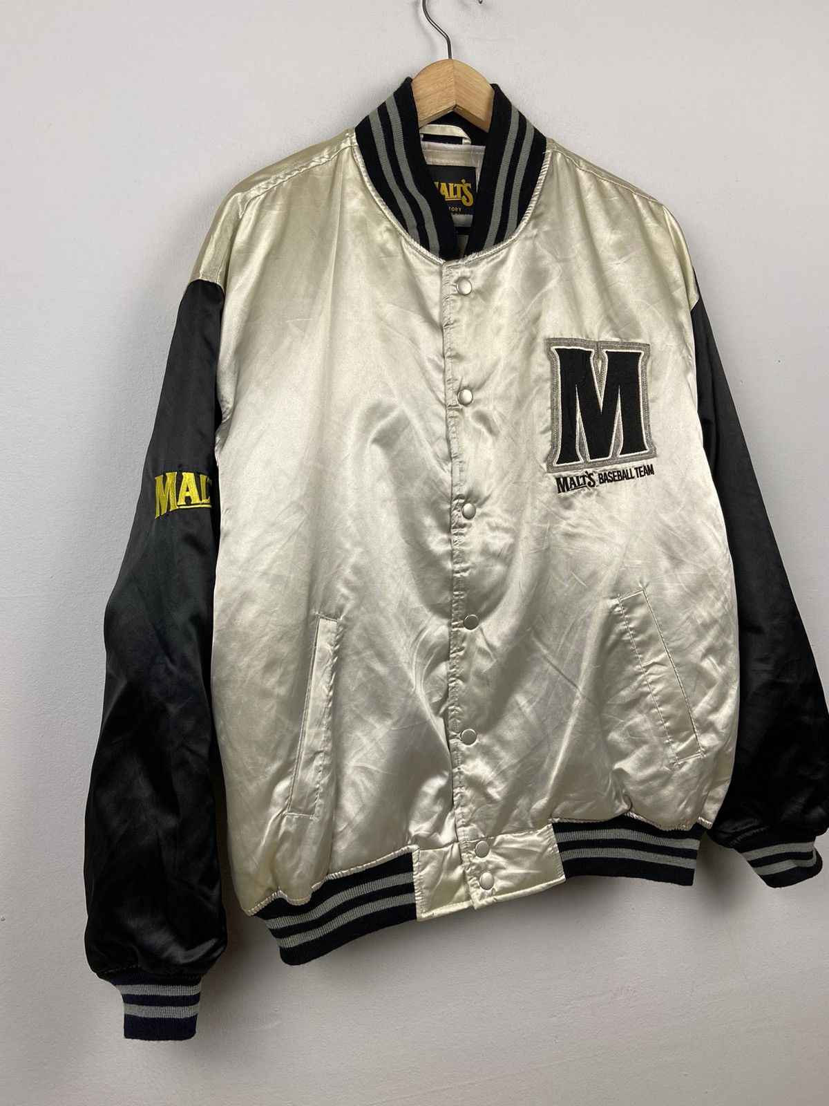 Japanese Brand × Vintage Malt’s Baseball Team Santory Coffee Bombers Baseball Jackets Size US L / EU 52-54 / 3 - 4 Thumbnail