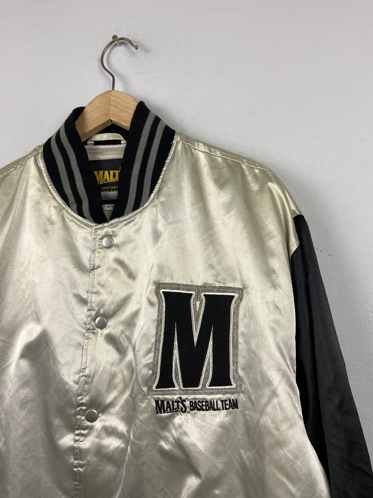 Japanese Brand × Vintage Malt’s Baseball Team Santory Coffee Bombers Baseball Jackets Size US L / EU 52-54 / 3 - 9 Thumbnail