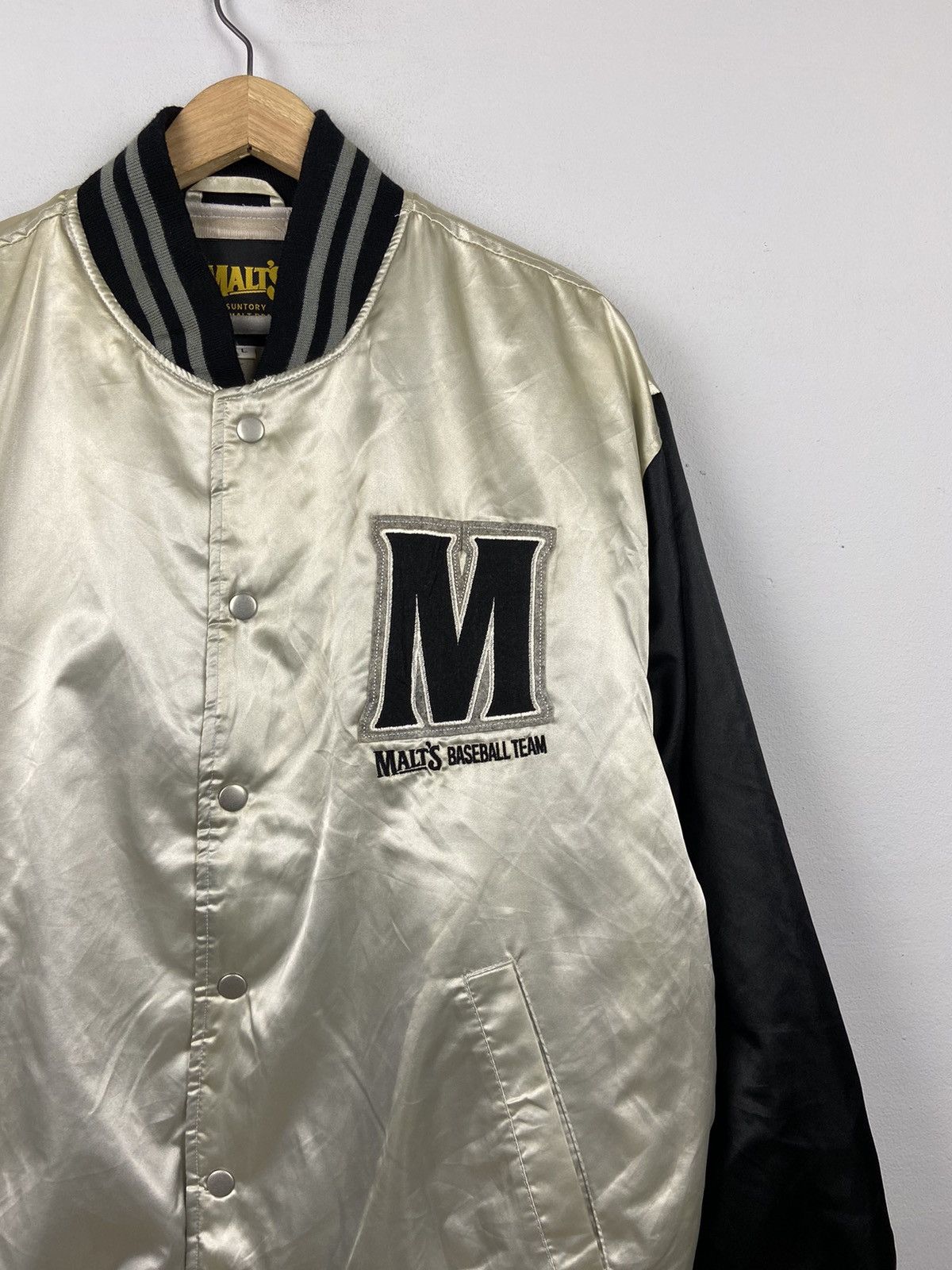 Japanese Brand × Vintage Malt’s Baseball Team Santory Coffee Bombers Baseball Jackets Size US L / EU 52-54 / 3 - 2 Thumbnail