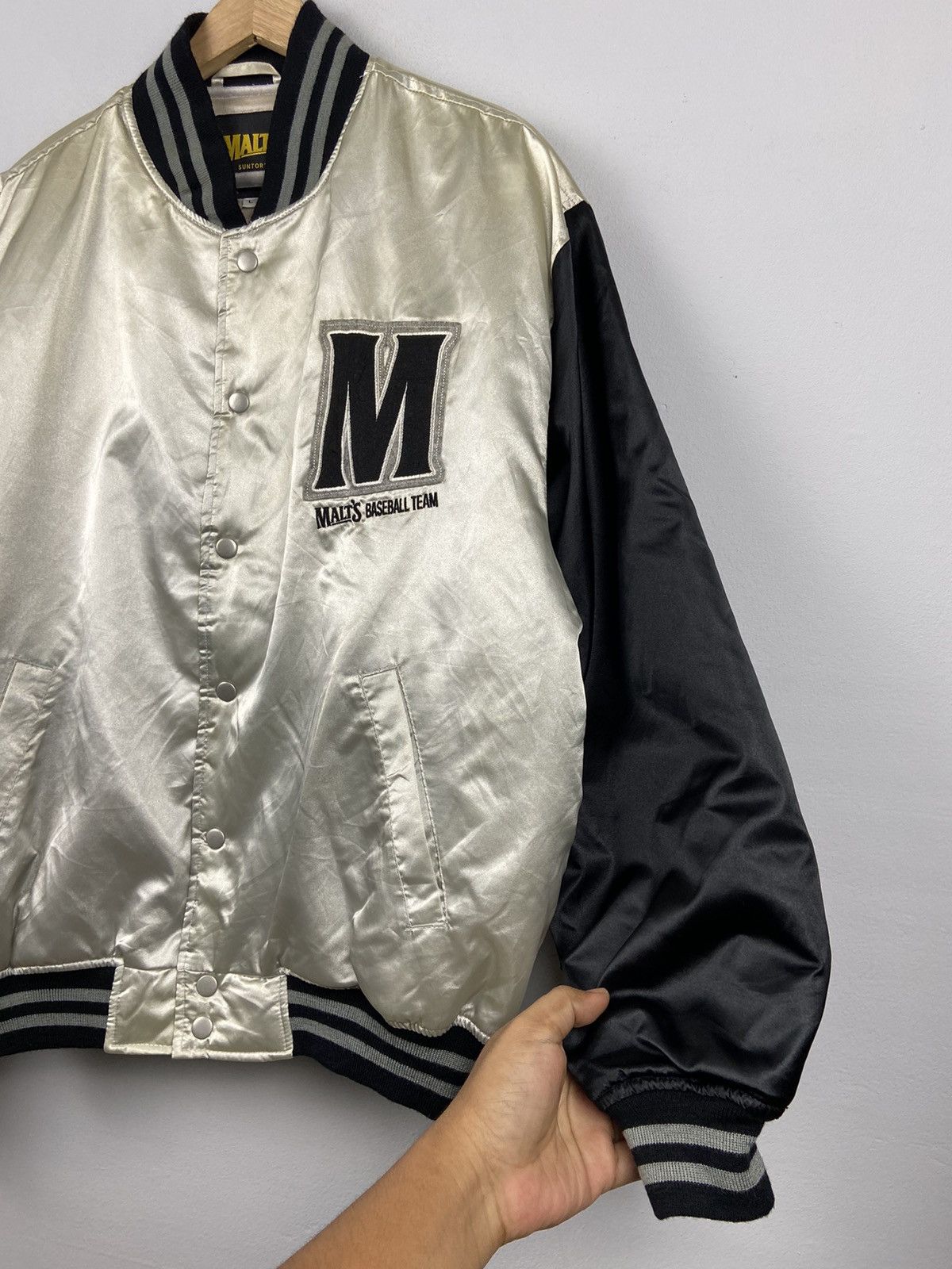 Japanese Brand × Vintage Malt’s Baseball Team Santory Coffee Bombers Baseball Jackets Size US L / EU 52-54 / 3 - 8 Thumbnail